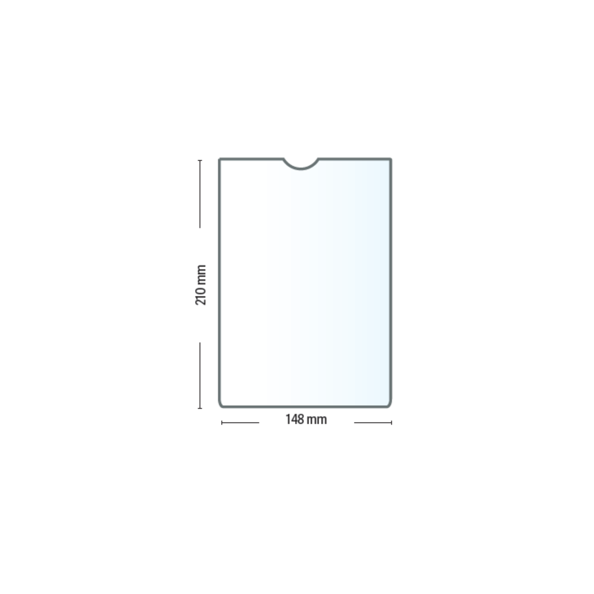 Bolsa Catálogo Porta Documentos 148 x 210 mm