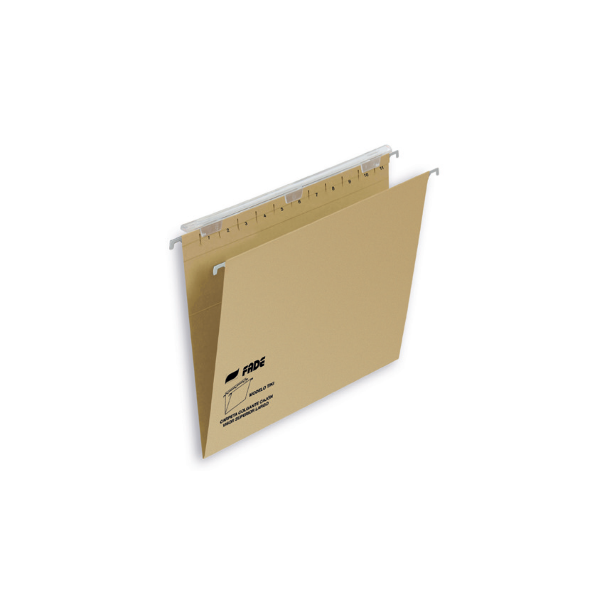 Capa de Arquivo de Suspensão com Visor Superior