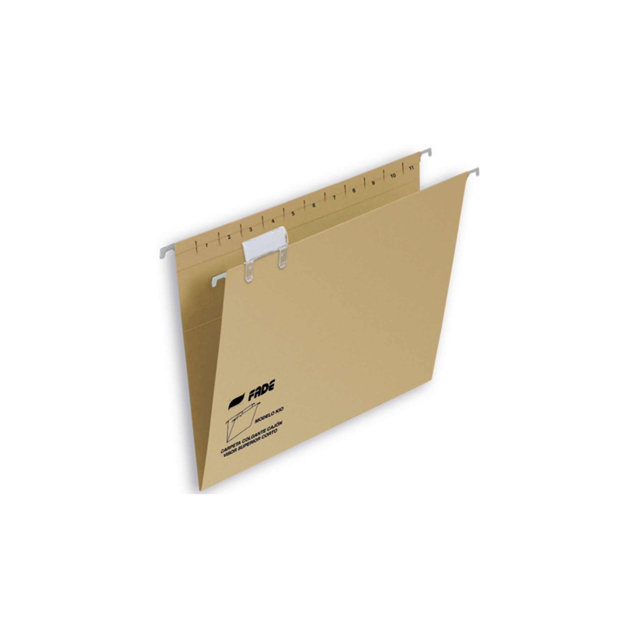 Capa de Arquivo de Suspensão com Visor Superior