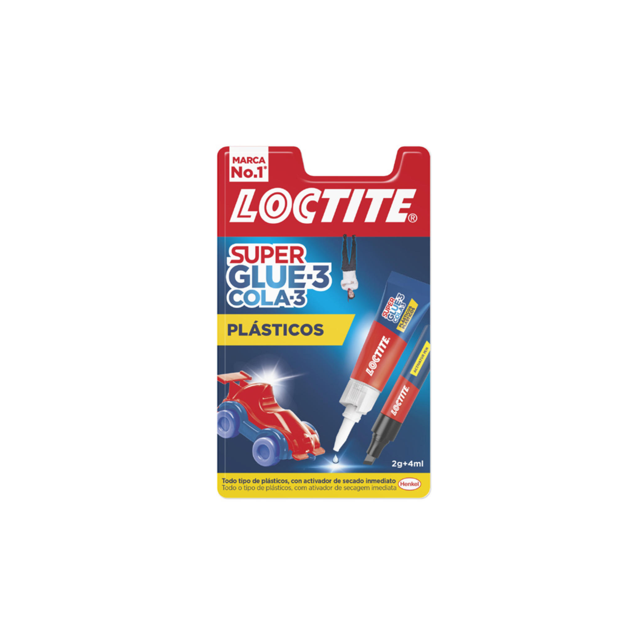 Super Cola 3 Plásticos Difíceis / Loctite