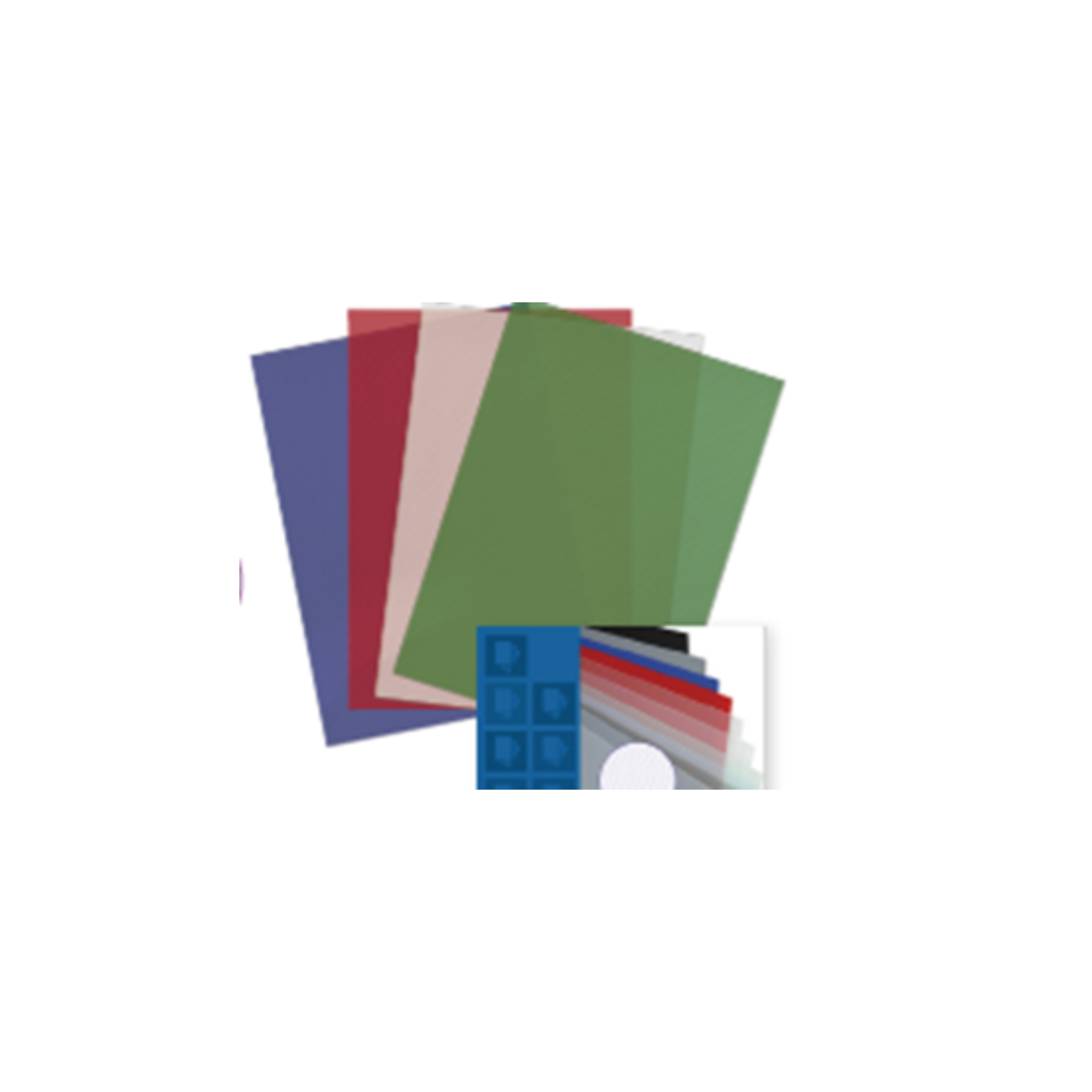Capas de Encadernação em Polipropileno Raiado