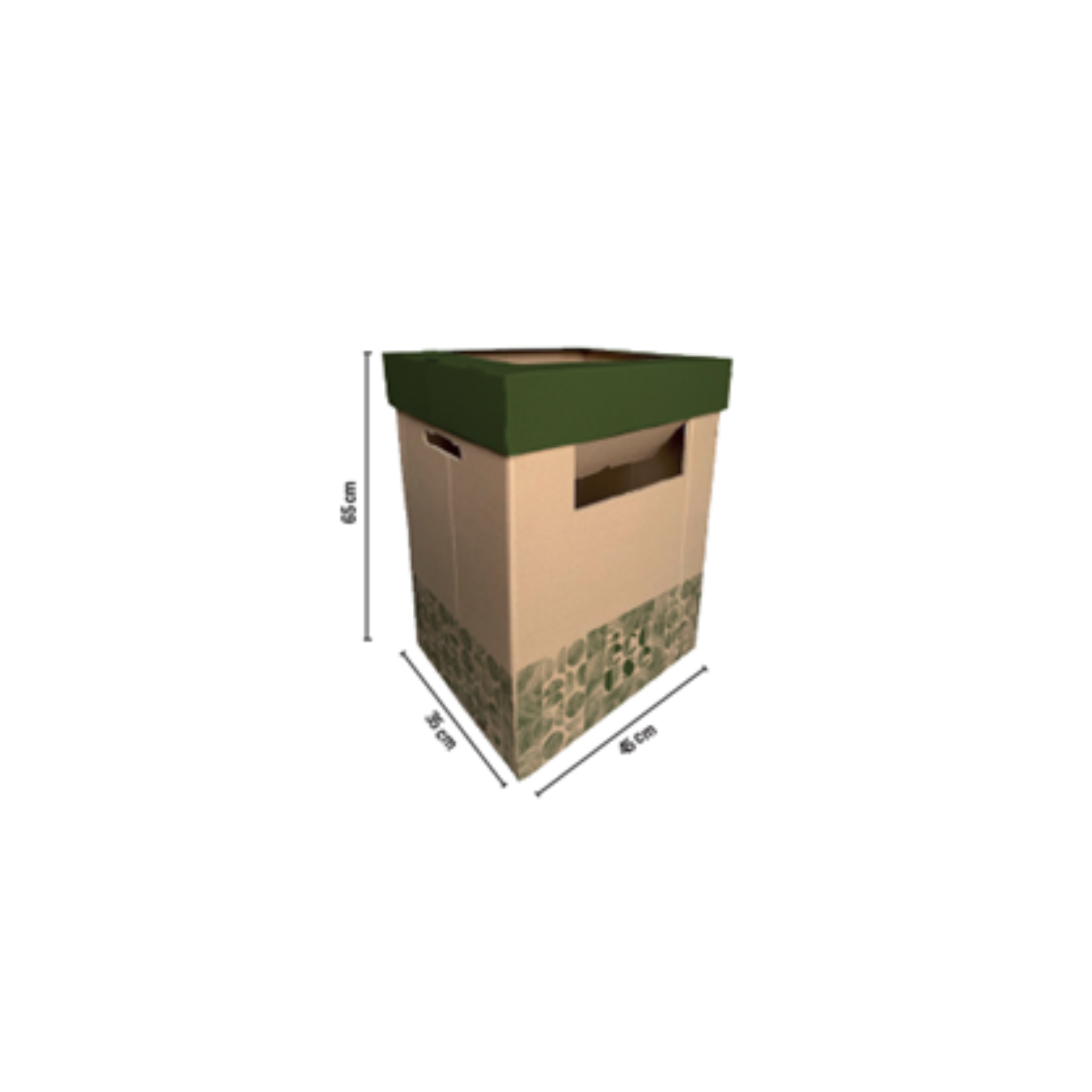 Cesto de Cartão Reciclado Ecouse