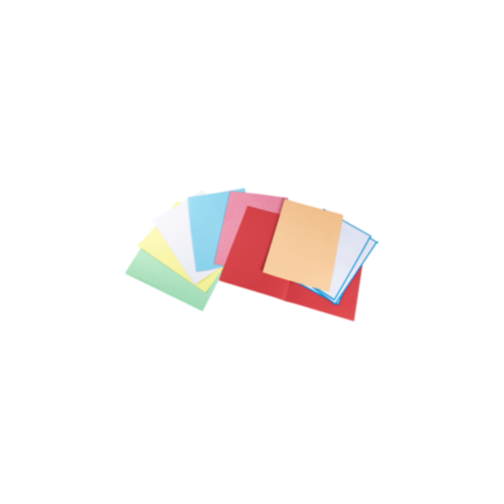Classificador de Cartolina Cores Pastel