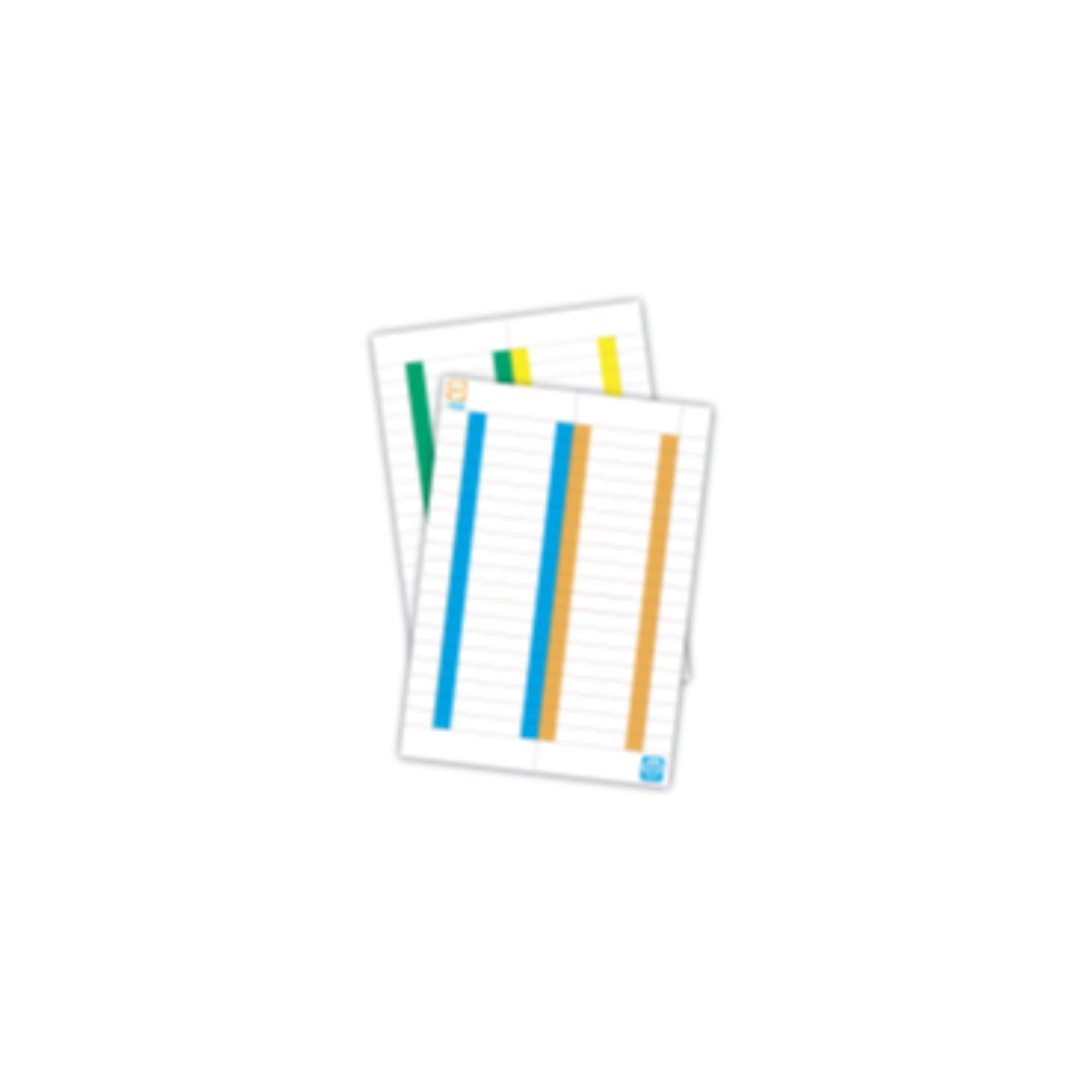 Tiras de Papel para Visores Capas de Suspensão