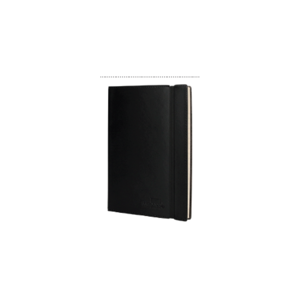 Livro de Apontamentos com Capa Imitação de Pele / Colado