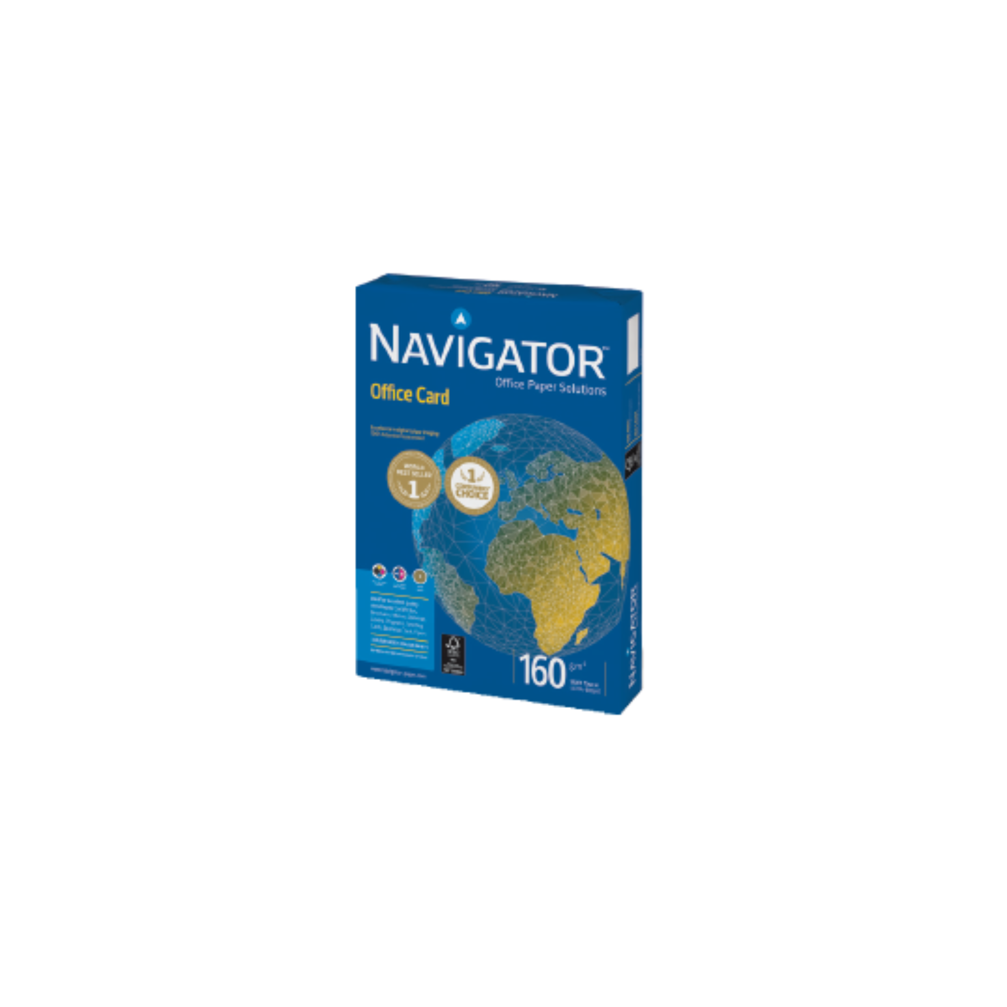 Papel Fotocópia Office Card 160 g/m². 250 Folhas DIN A4