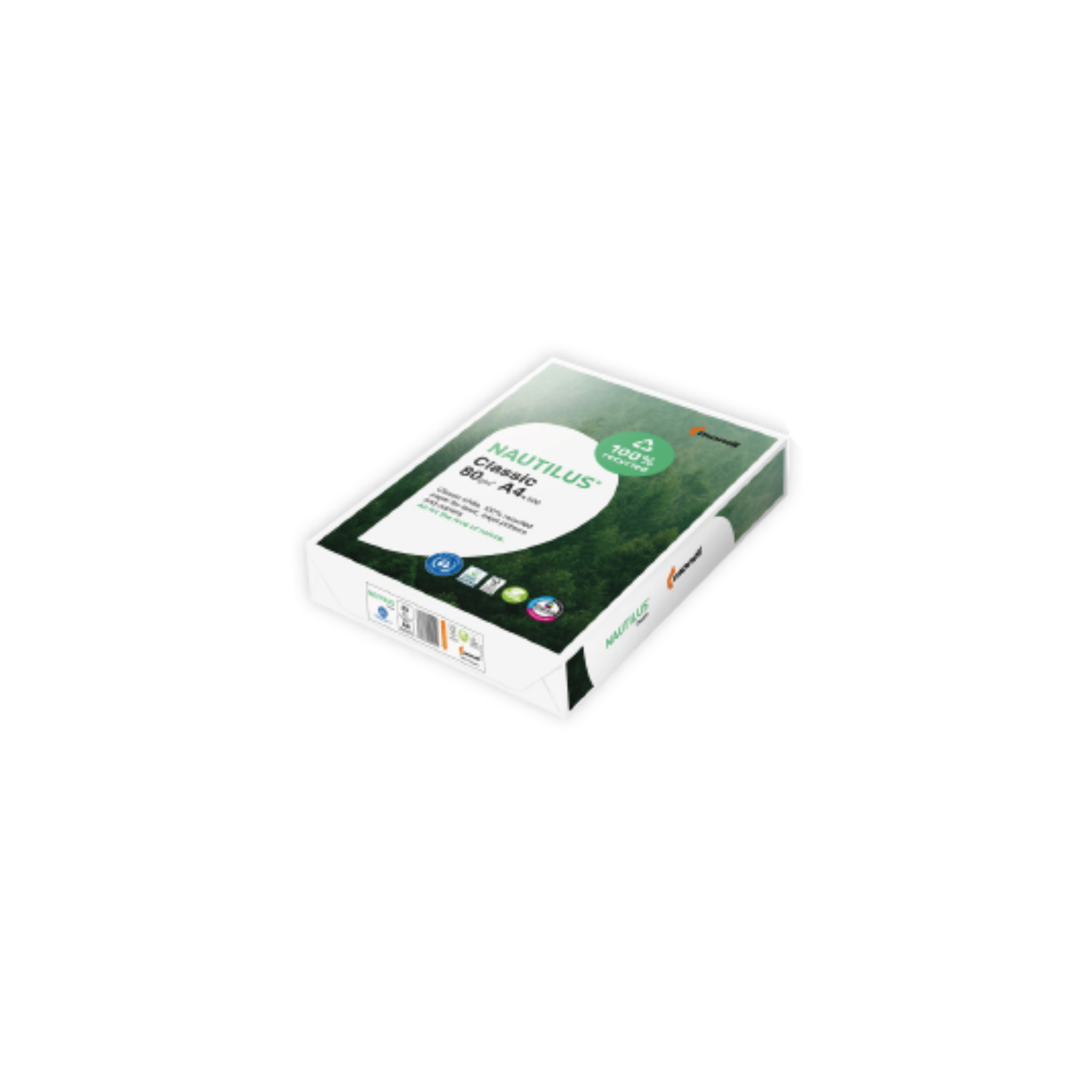 Papel Fotocópia Reciclado 80 g/m² Classic. 500 Folhas DIN A4
