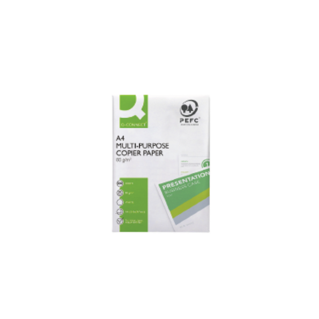 Papel Fotocópia Q-Connect Economy 80 g/m². 500 Folhas