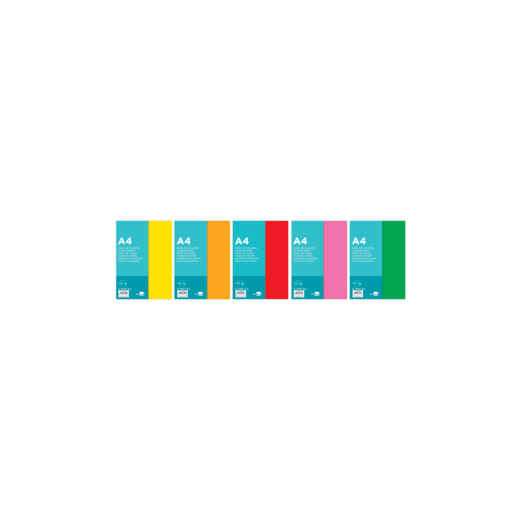 Papel de Cor 80 g/m². Embalagem Monocolor