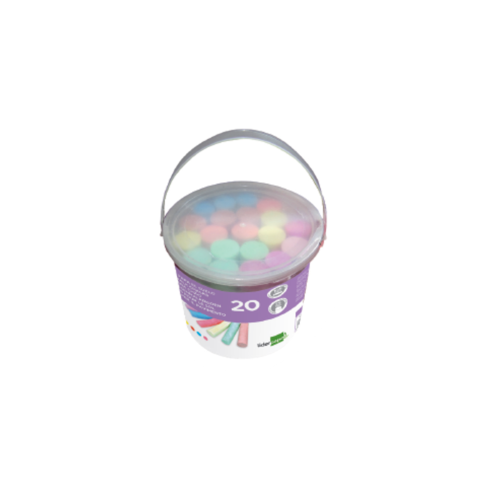 Giz de Cores para Chão