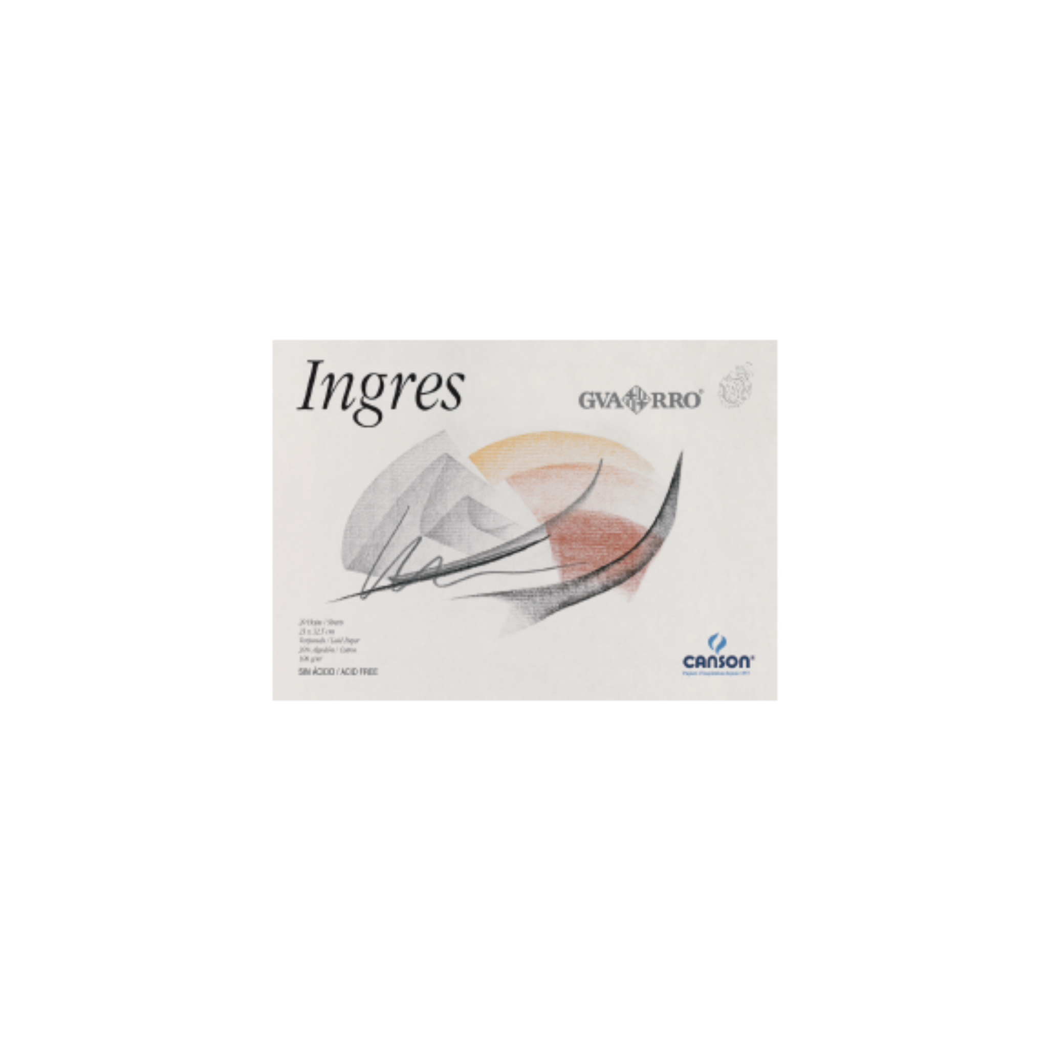 Bloco de Desenho Ingres Colado