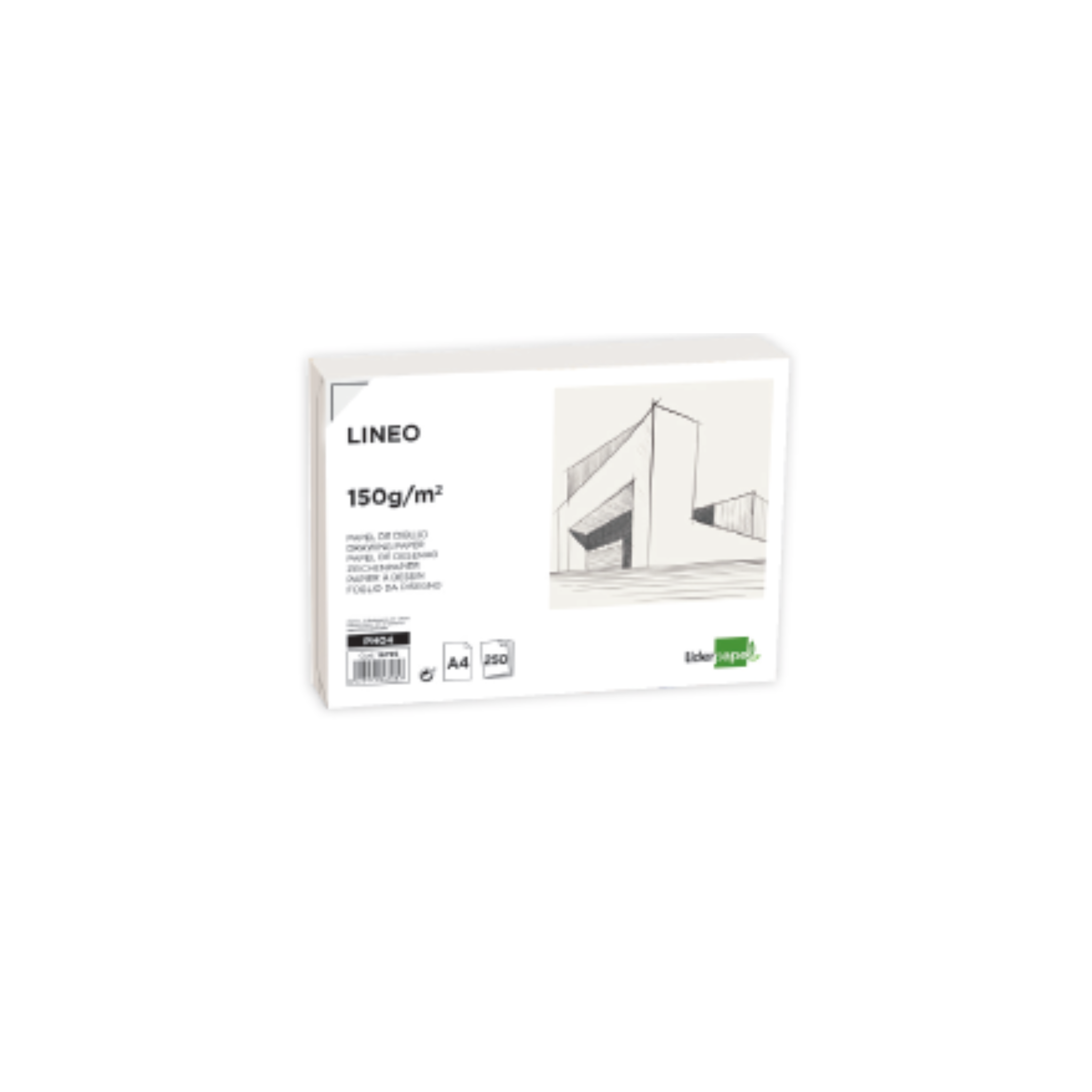 Papel de Desenho Linear com Caixa