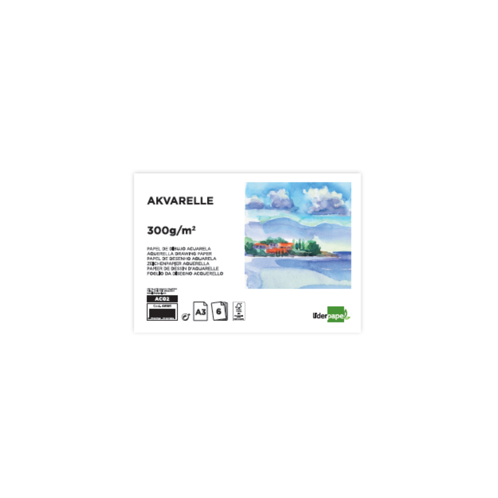 Papel Aguarela Minipack