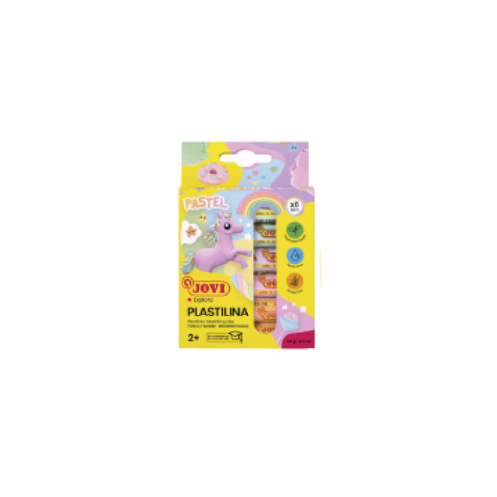 Plasticina Cores Pastel / Jovi