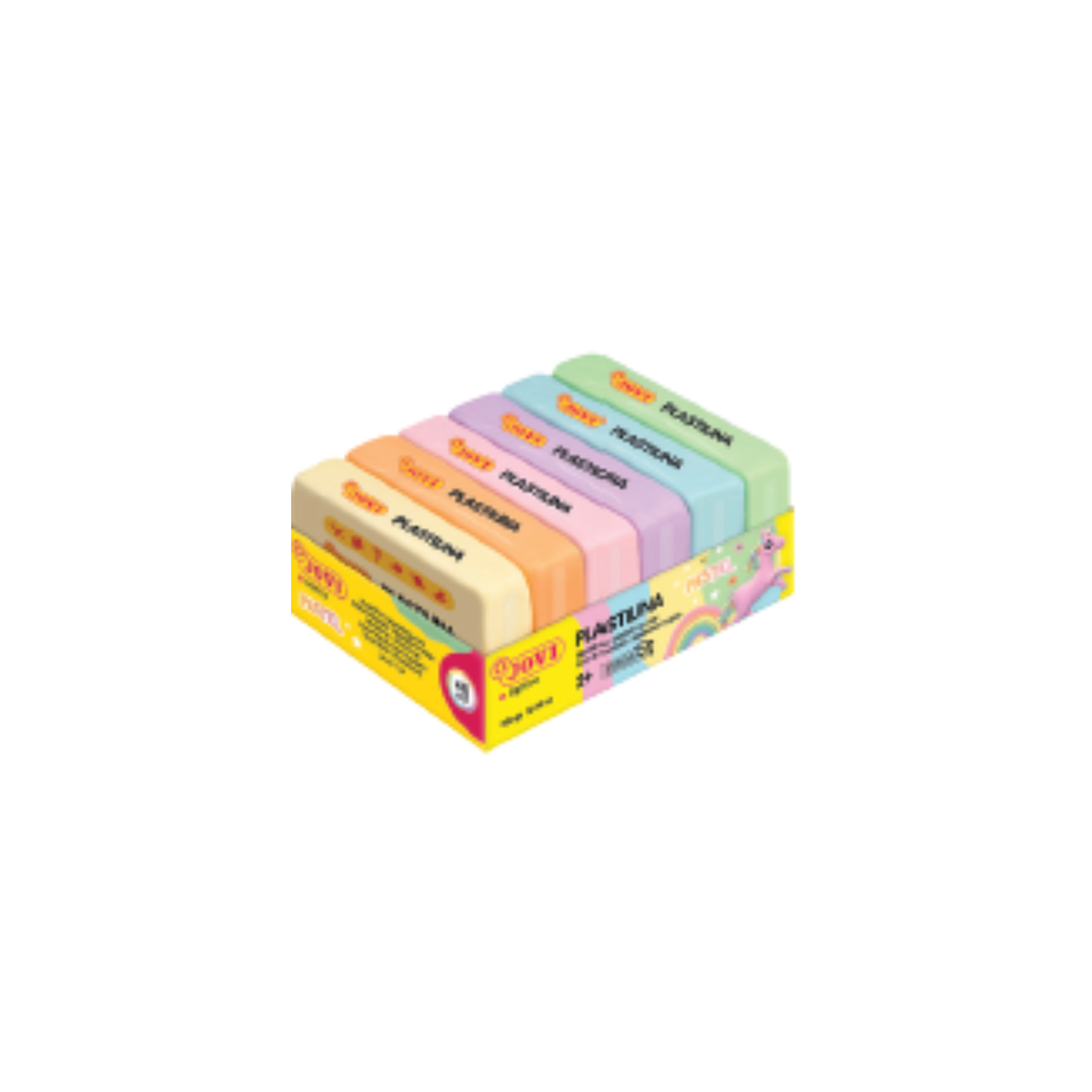 Plasticina Cores Pastel / Jovi