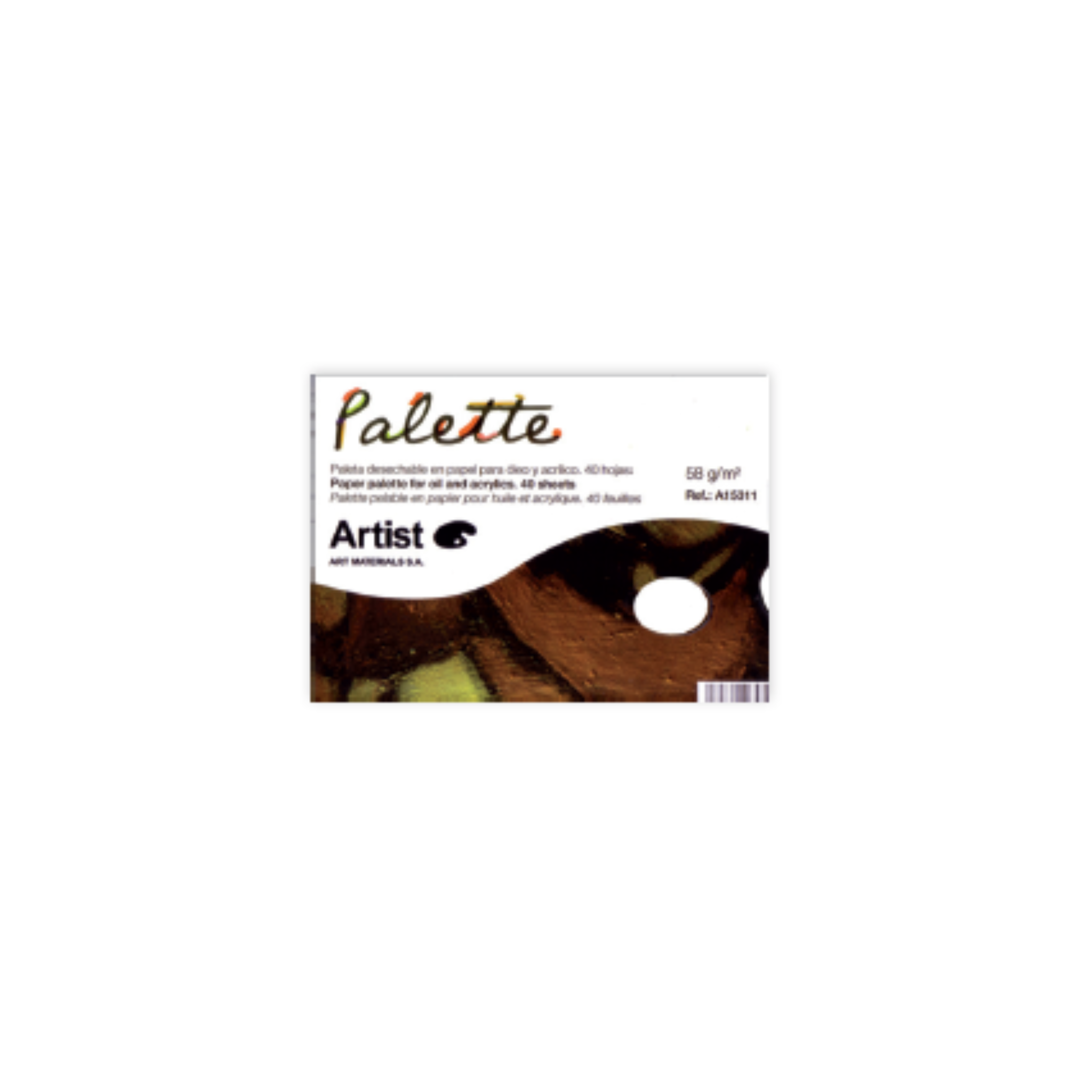 Paleta de Papel Descartável