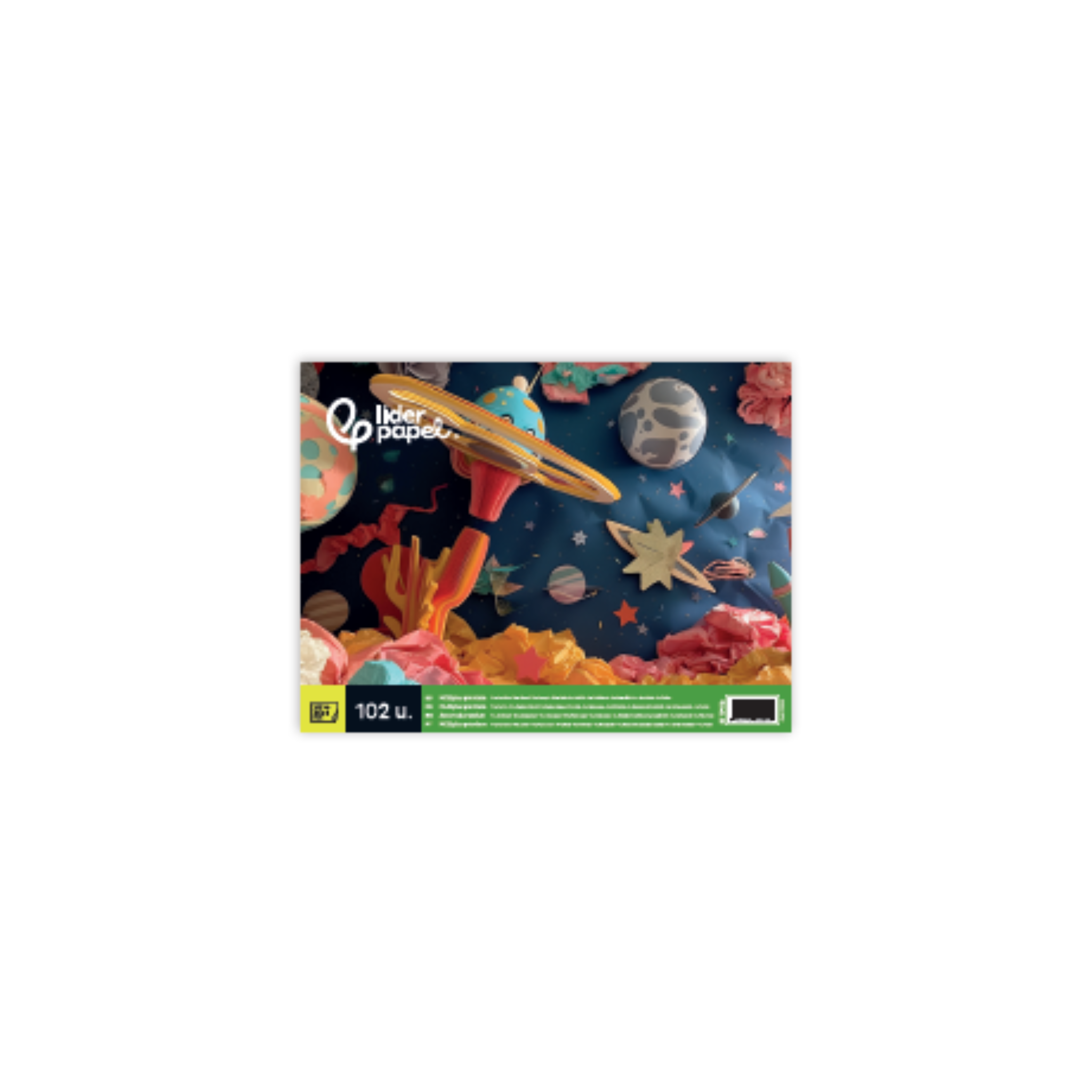 Bloco de Trabalhos Manuais – Múltiplas Premium / Liderpapel