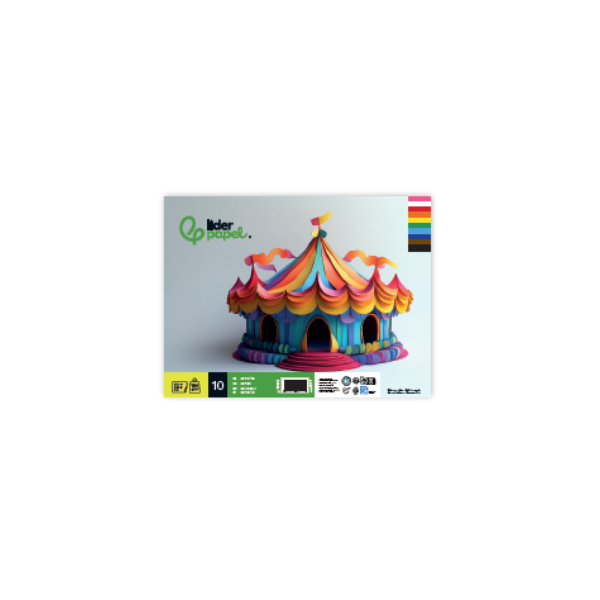 Bloco de Trabalhos Manuais – Cartolina / Liderpapel