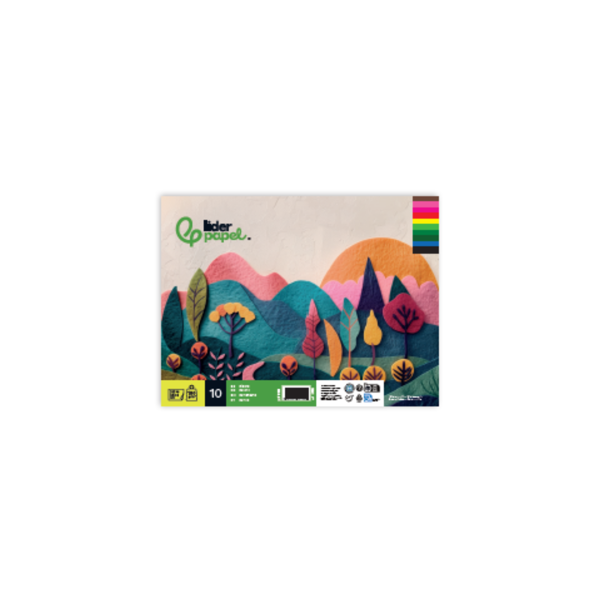 Bloco de Trabalhos Manuais – Feltro / Liderpapel