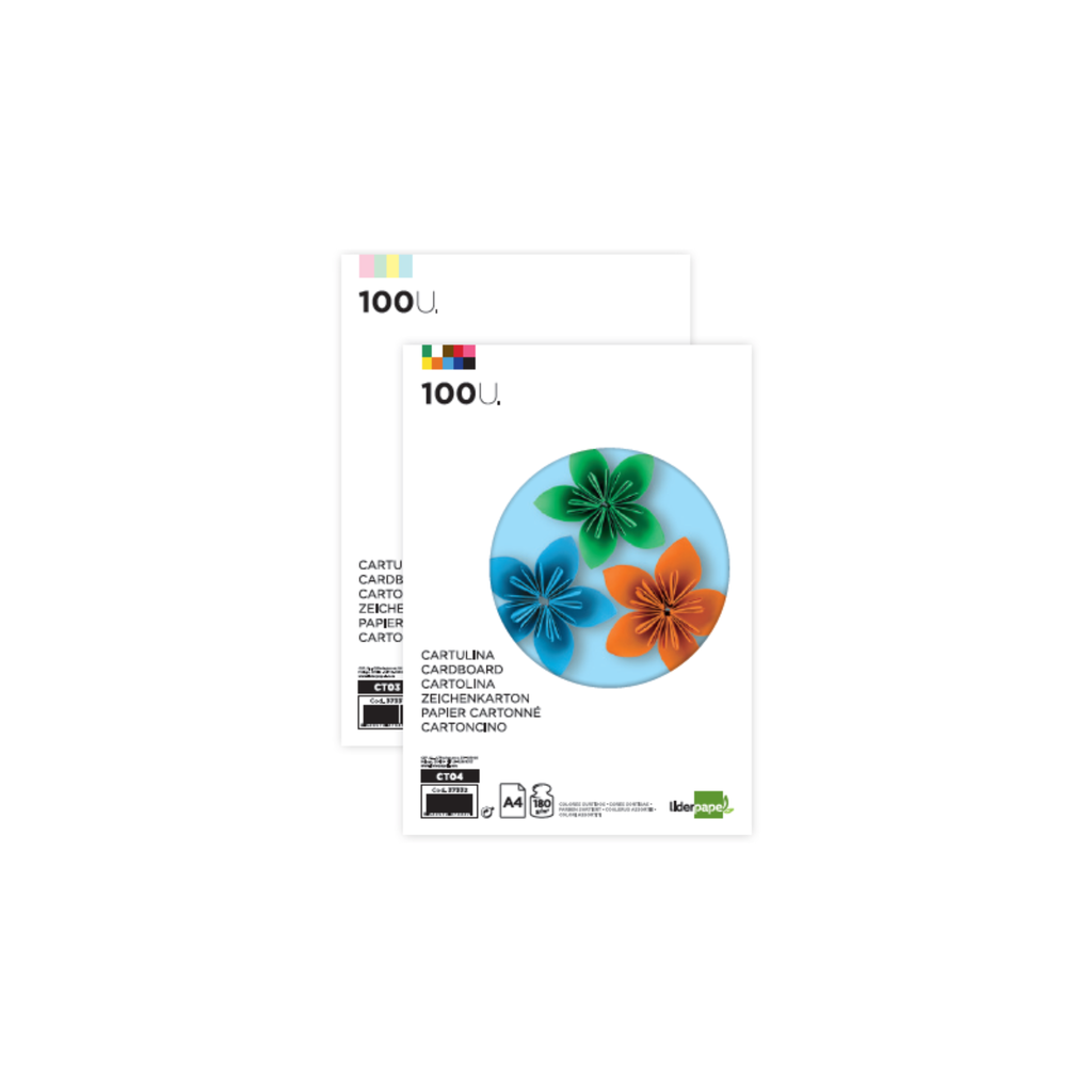 Cartolina 180 G/M² Pack de Cores Sortidas / Liderpapel