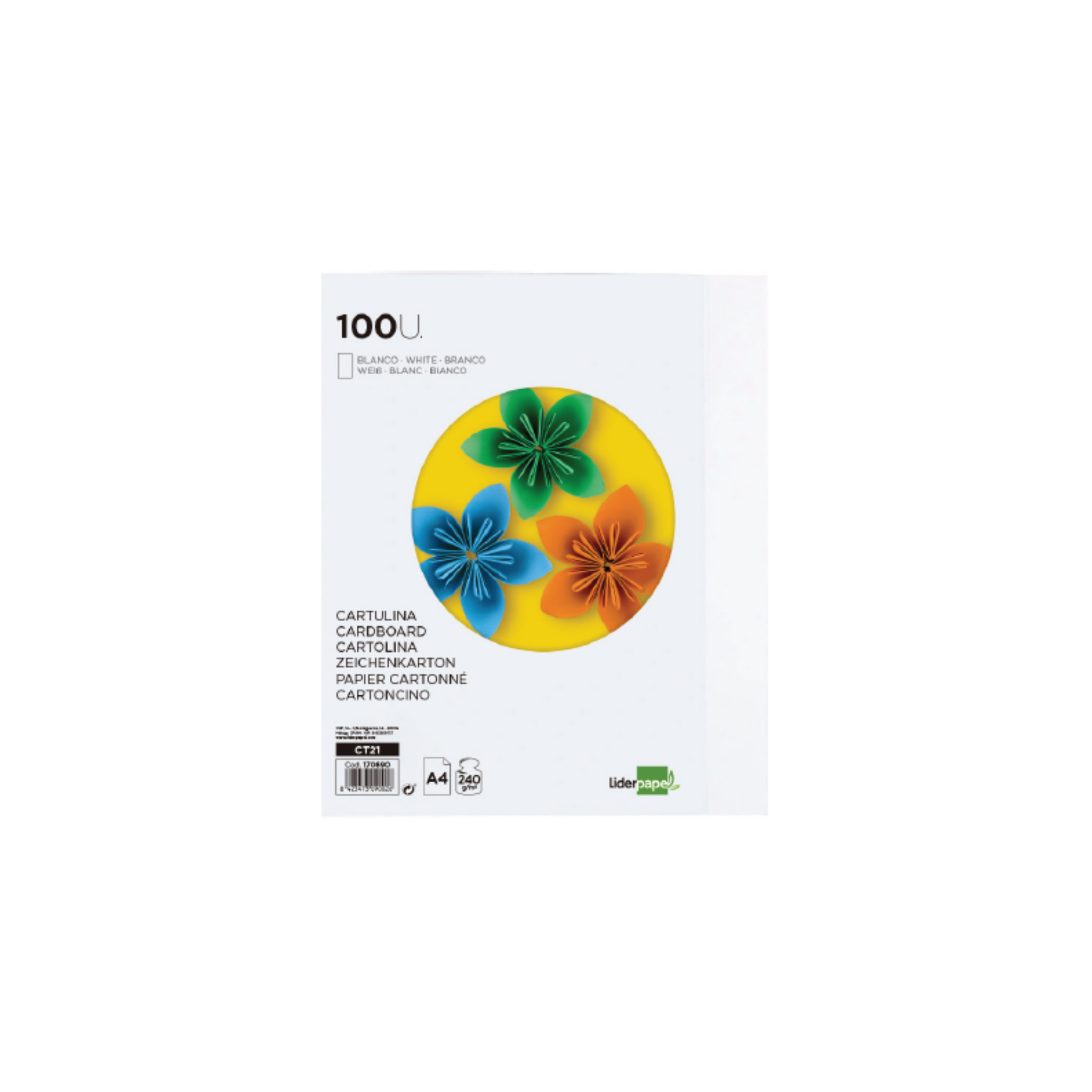 Cartolina 240 g/m². DIN A4