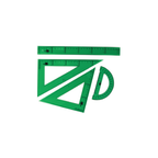 Conjunto de Réguas de Plástico Verde / Liderpapel