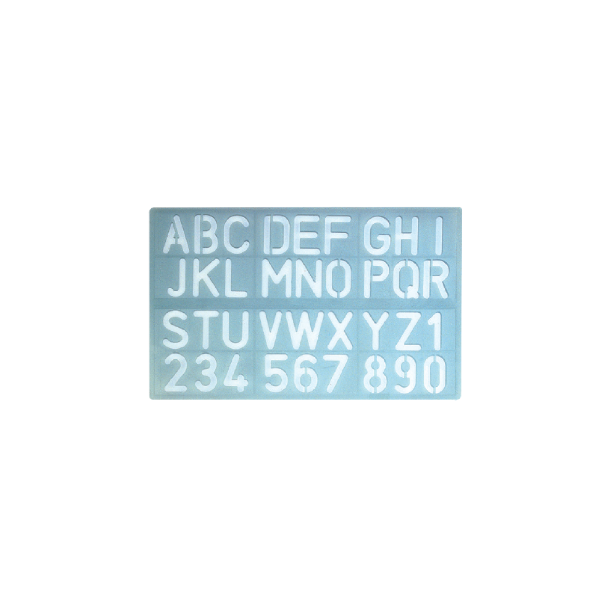 Escatilhão de Letras e Números / Liderpapel
