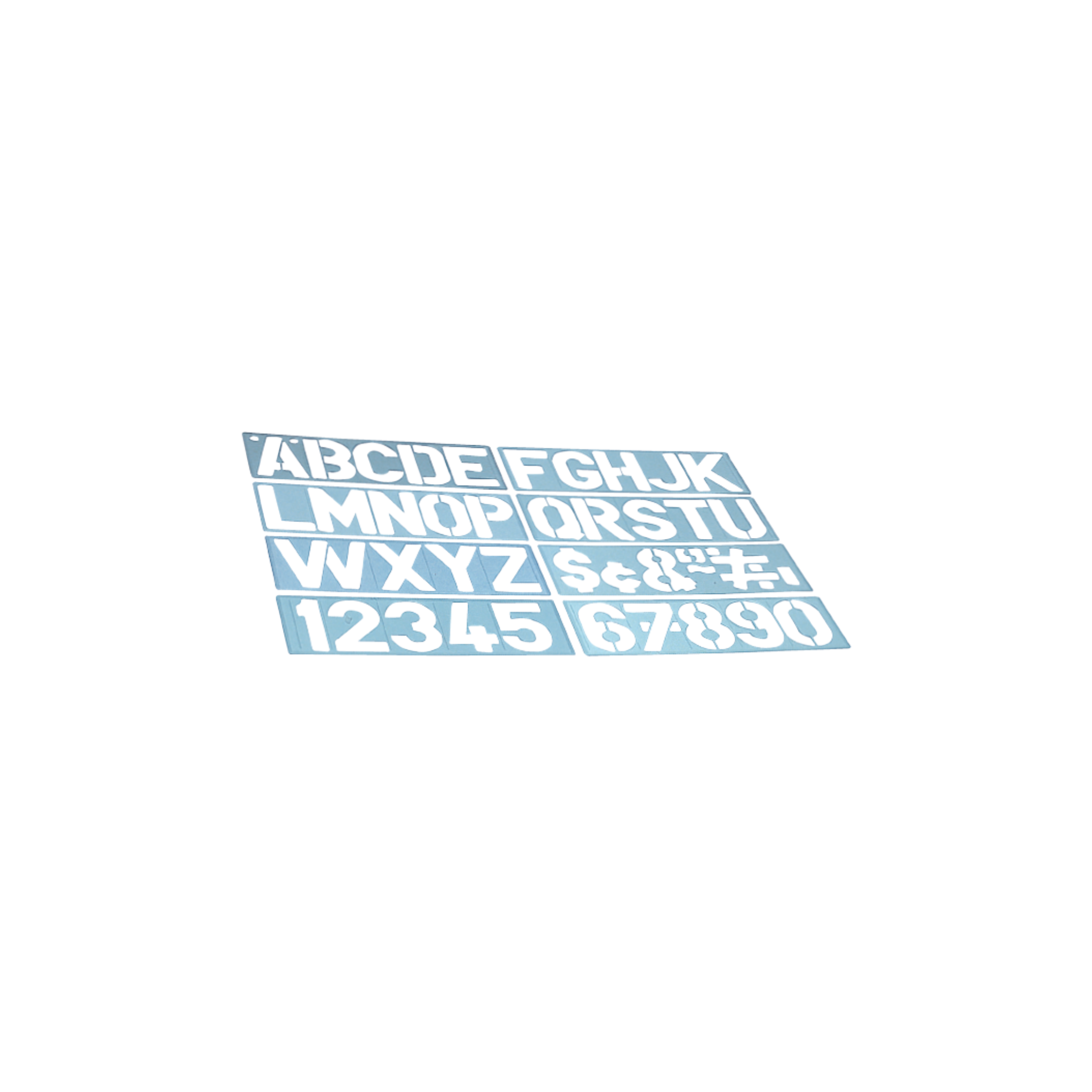 Escantilhão de Letras e Números / Liderpapel