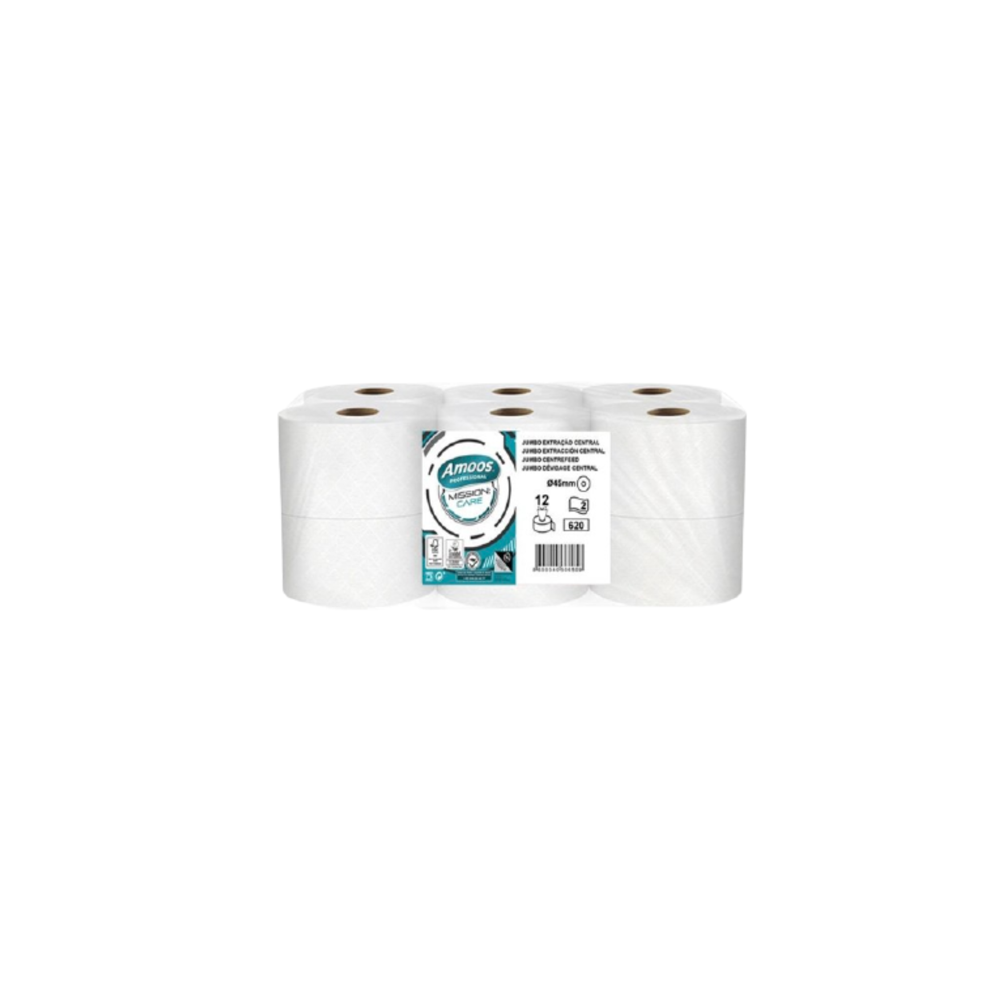 Papel Higiénico Jumbo Amoos
