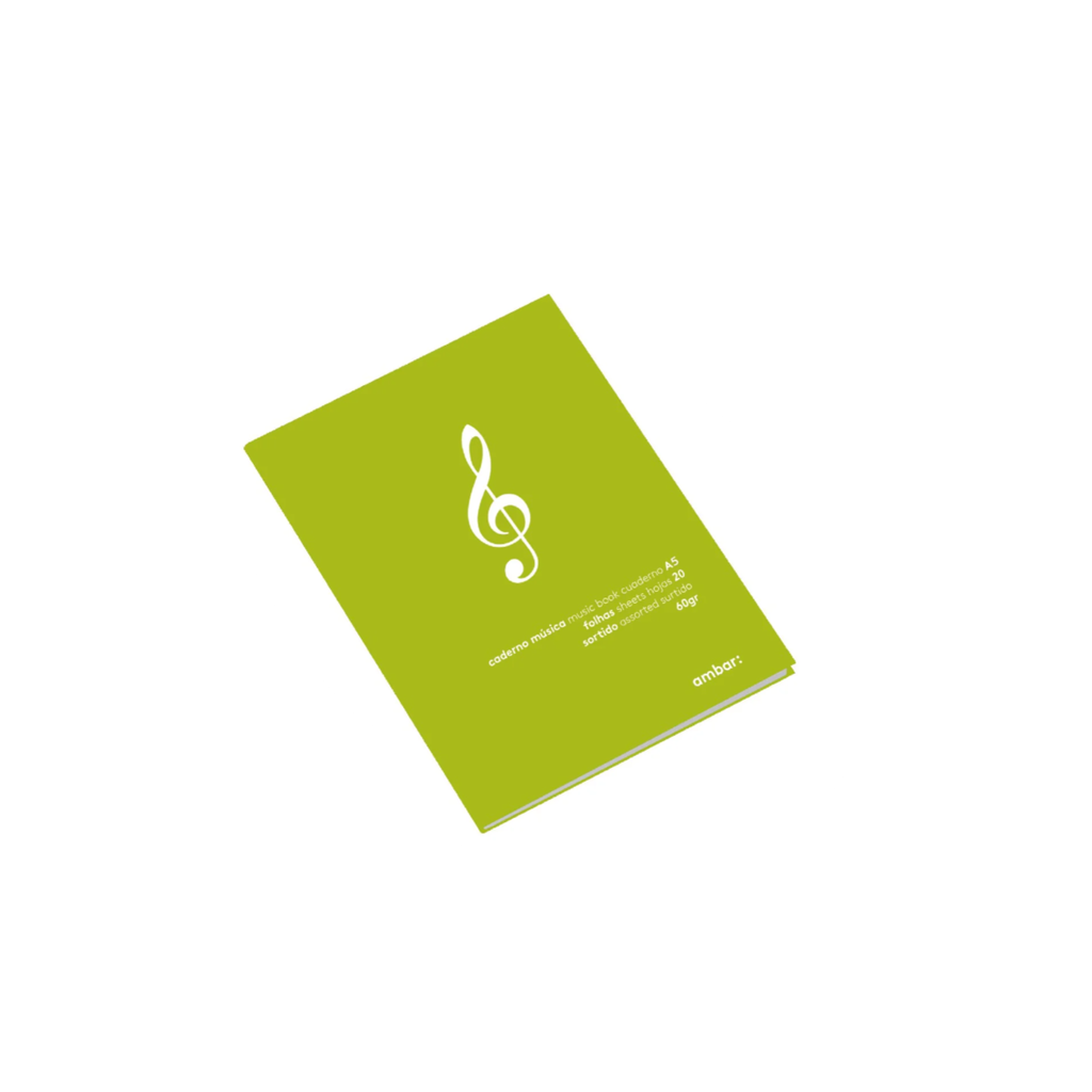Caderno Musica Ambar School A5 Sortido