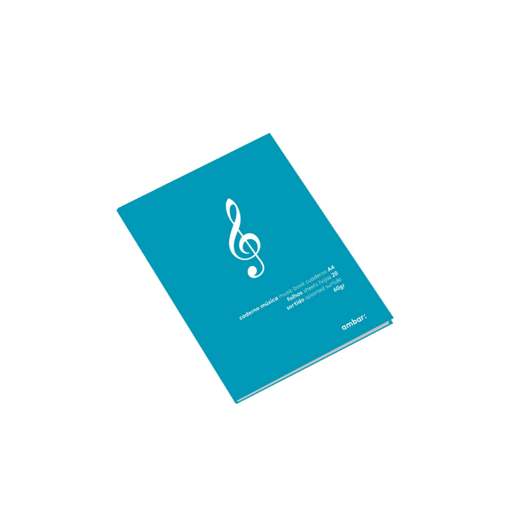 Caderno Musica Ambar School A4 Sortido