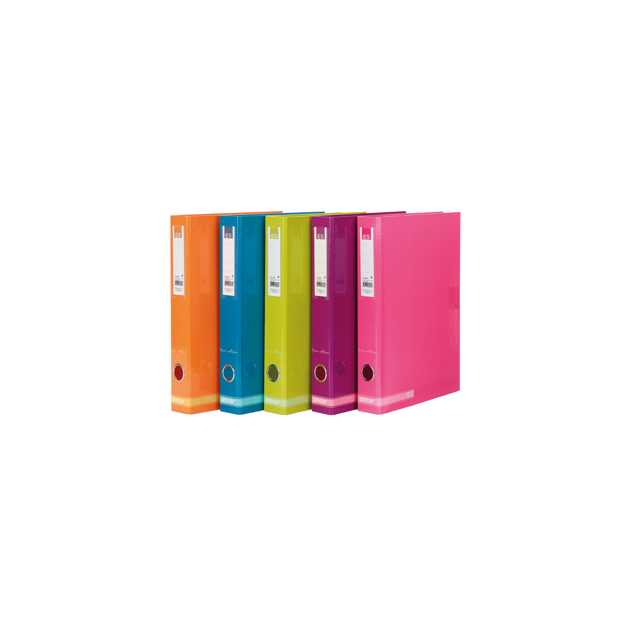 Pastas de Arquivo Lombada Estreita Fashion Colors Classic Stripes
