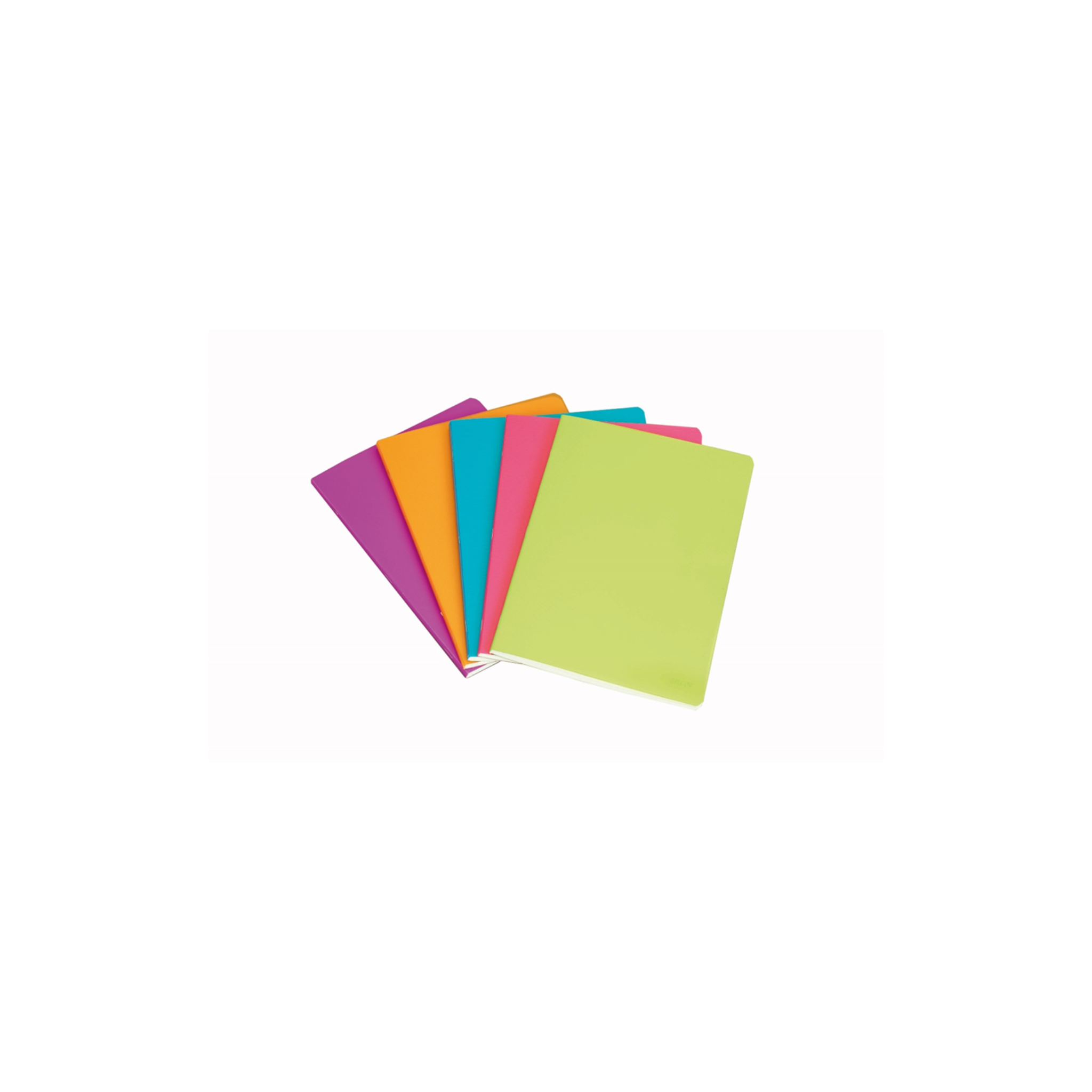 Caderno Agrafado A4 Capas Plásticas Cores Vivas  Ancor