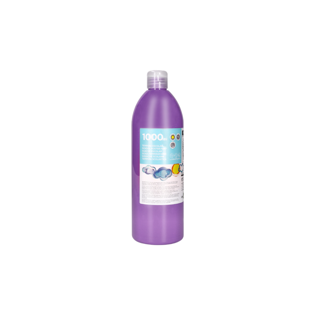 Guache Escolar Líquido 1000 ml / Liderpapel
