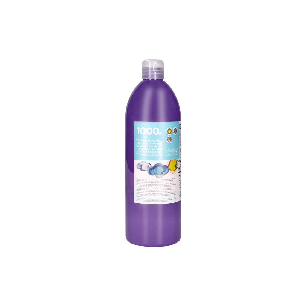 Guache Escolar Líquido 1000 ml / Liderpapel