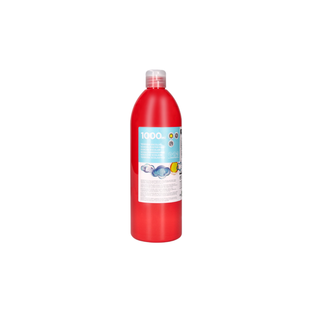 Guache Escolar Líquido 1000 ml / Liderpapel