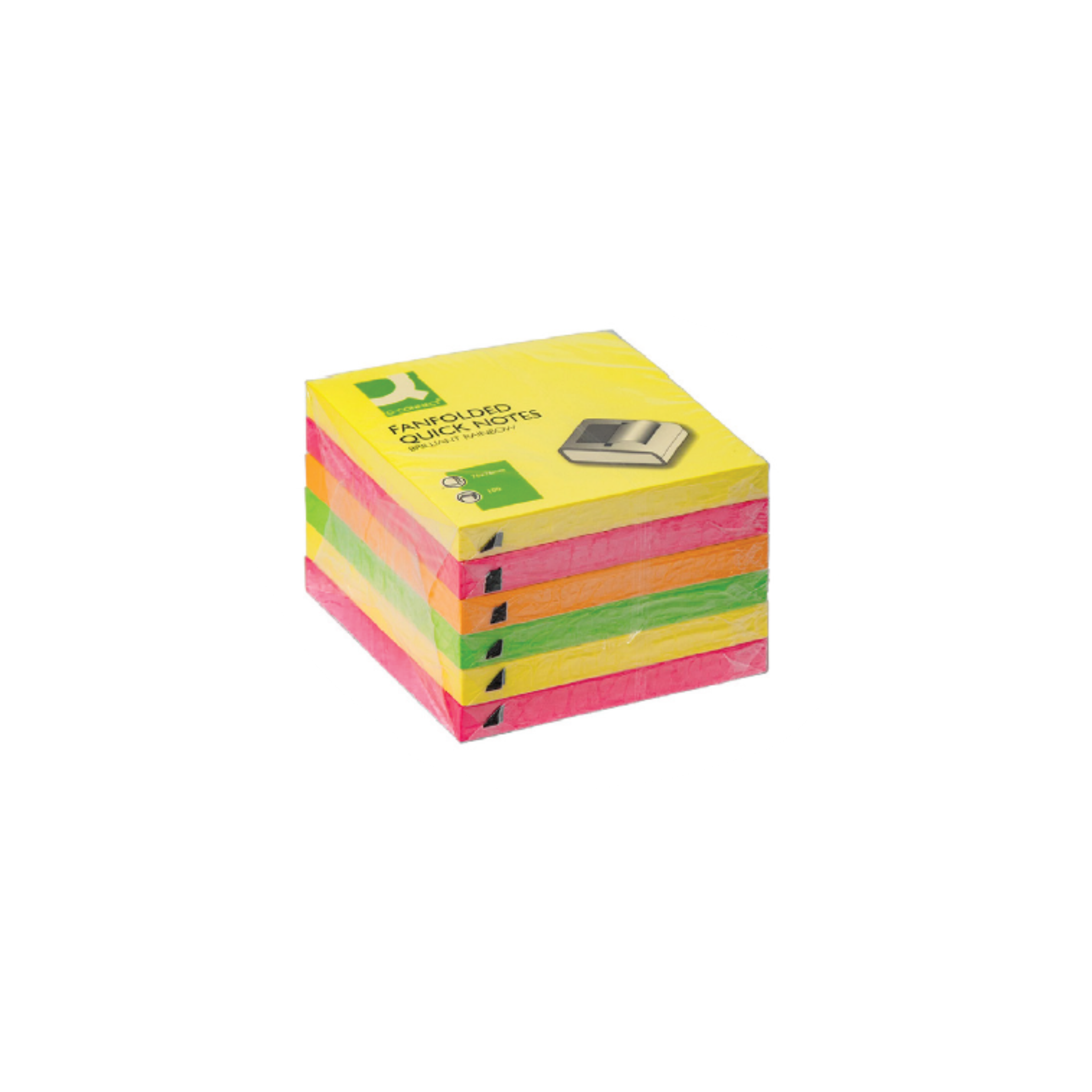 Blocos de Notas Adesivas Zig Zag / Q-Connect