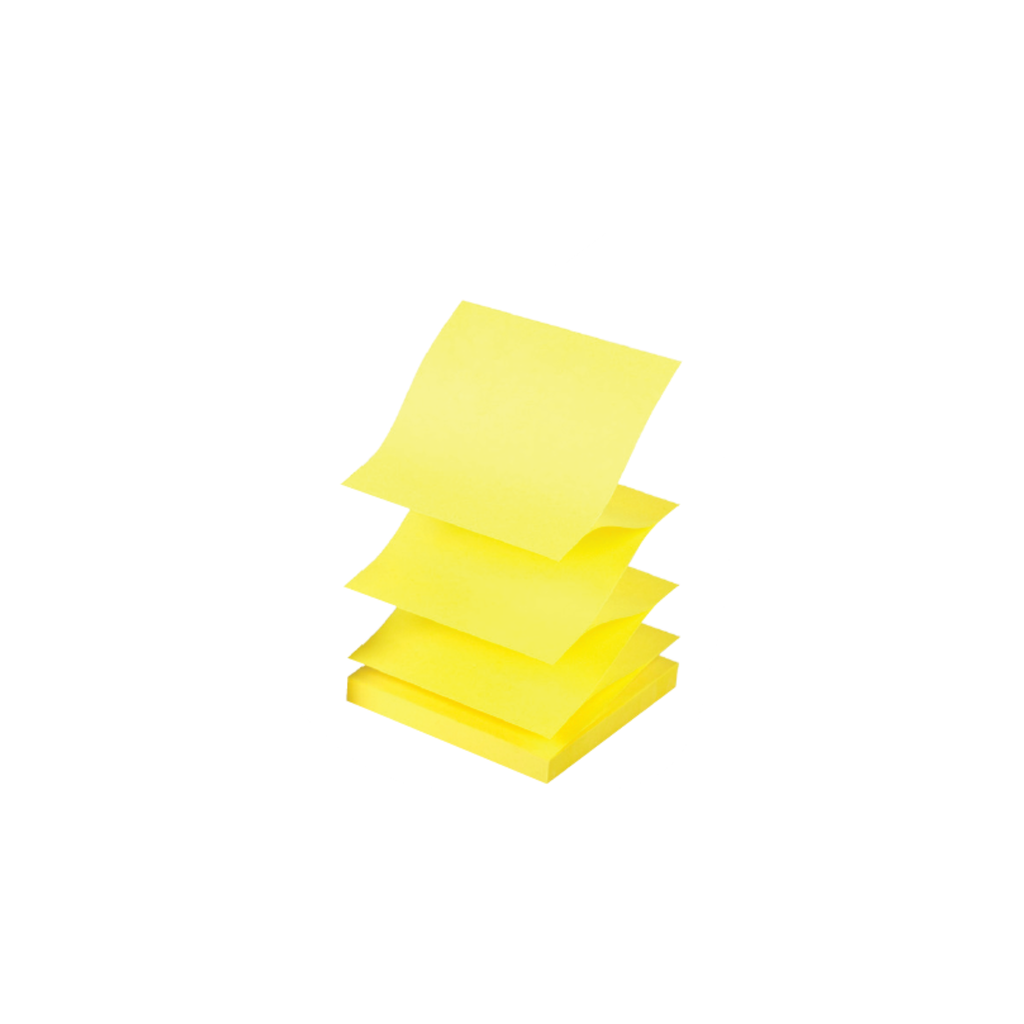 Blocos de Notas Adesivas Zig Zag