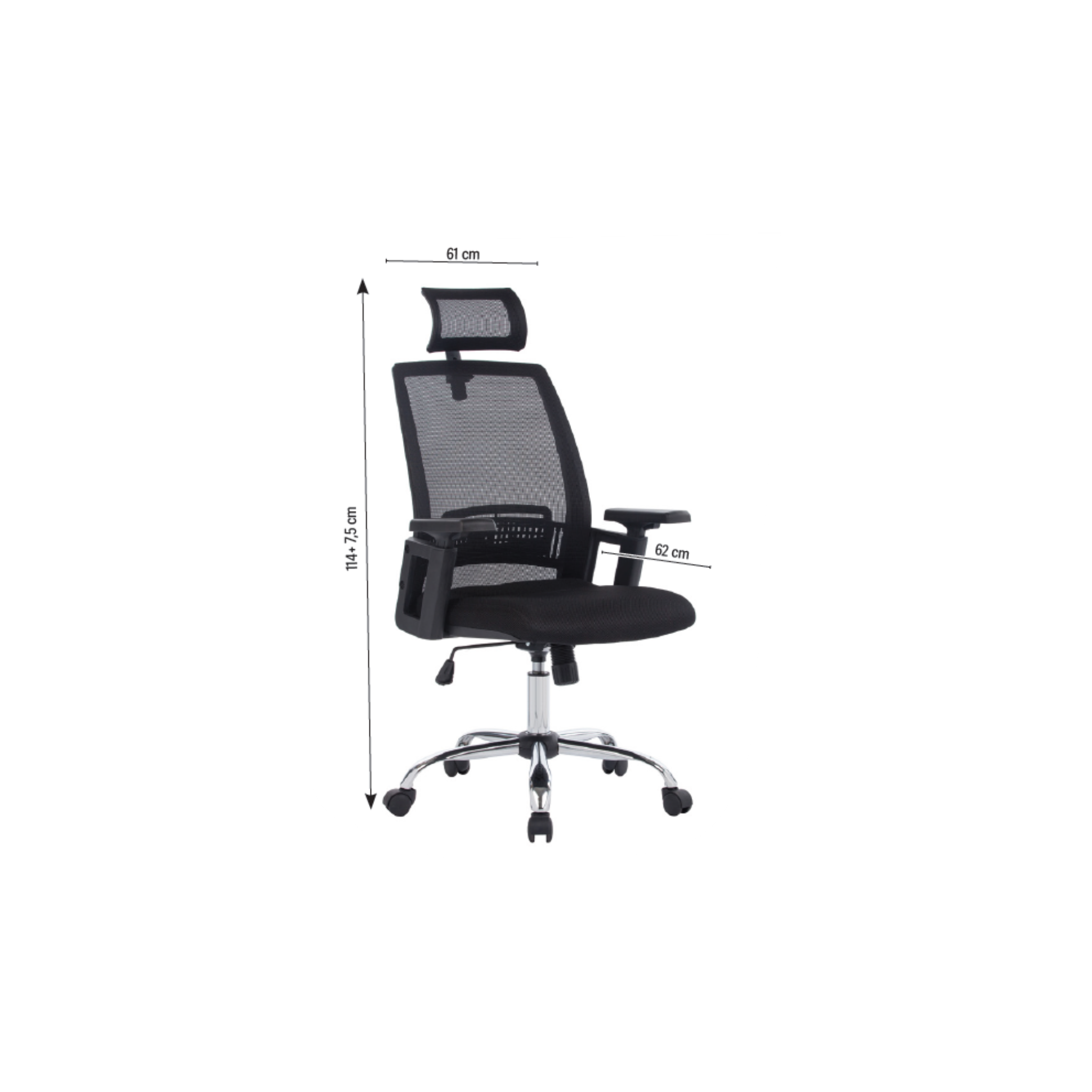 Cadeira Ergonómica com Encosto Alto