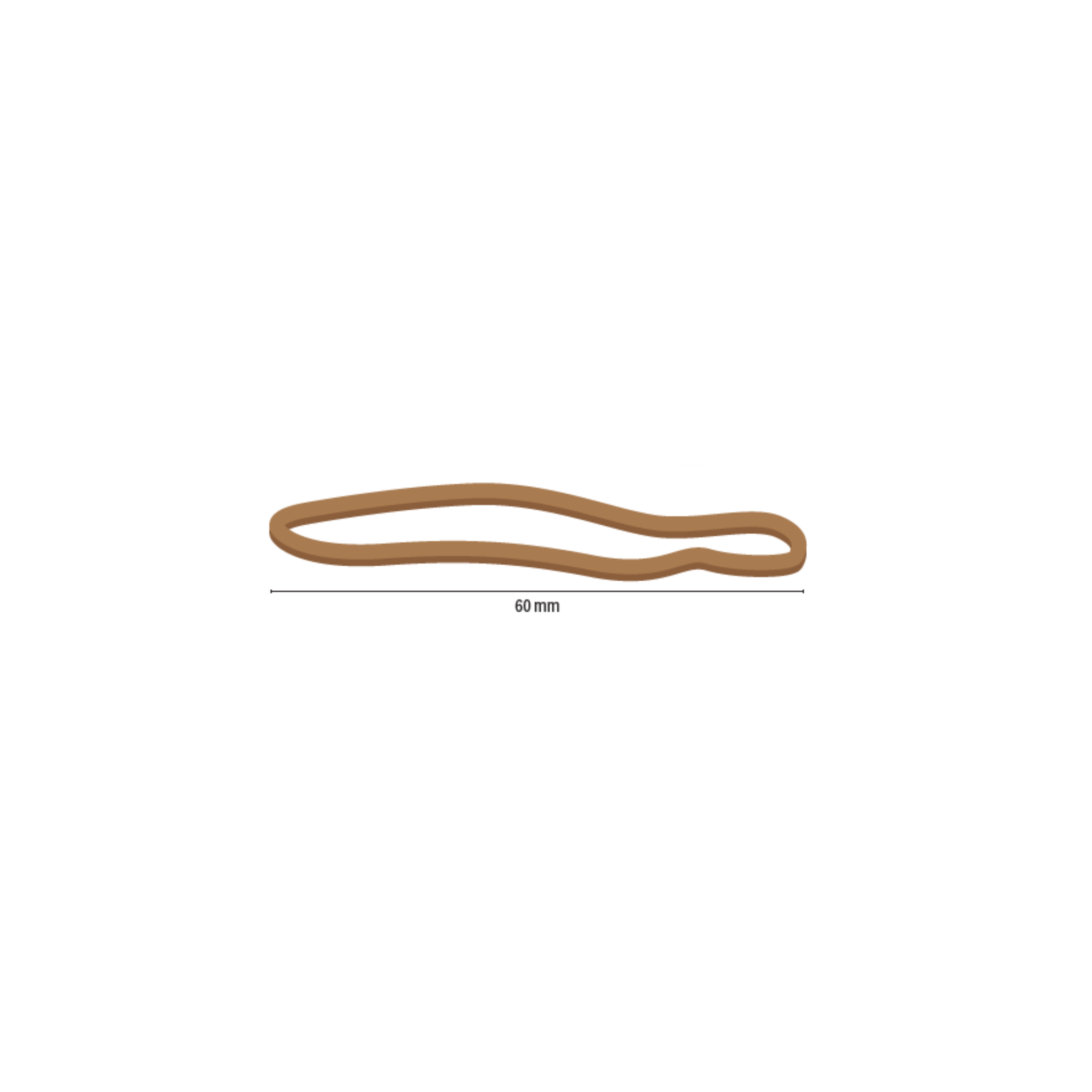 Elásticos Caixa de 100g com Janela Largura 3mm