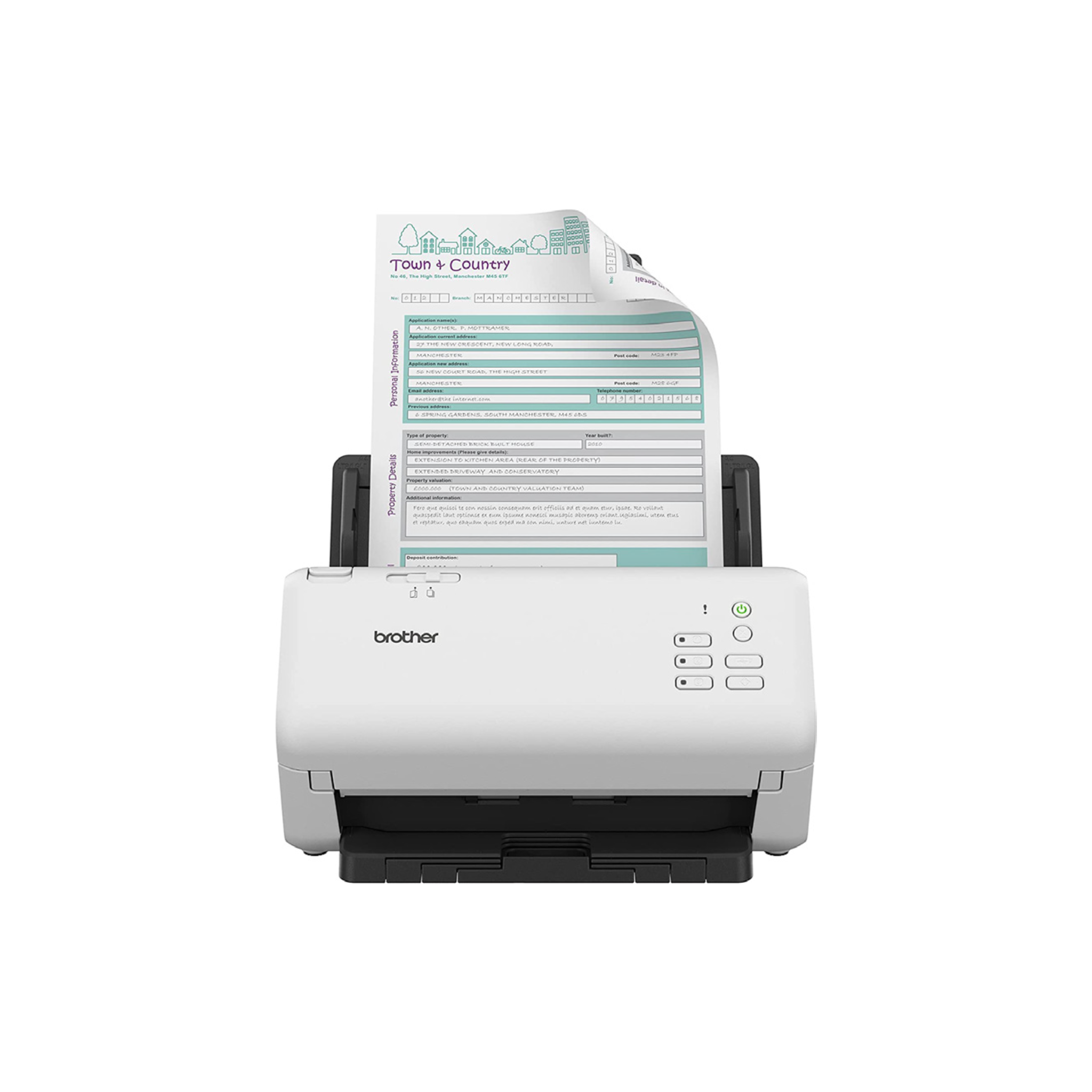 Scanner de Secretária ADS-4300N