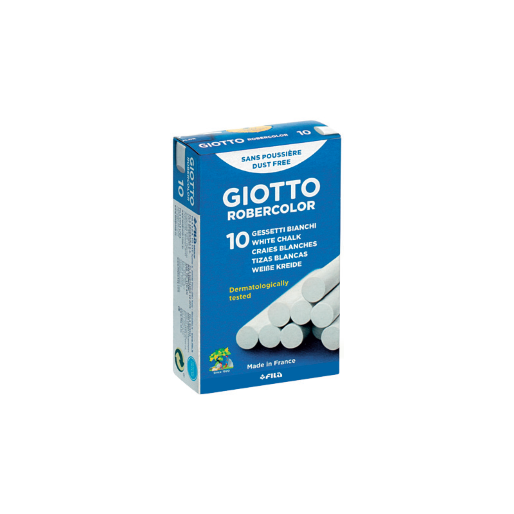 Giz Branco e de Cor Antipó