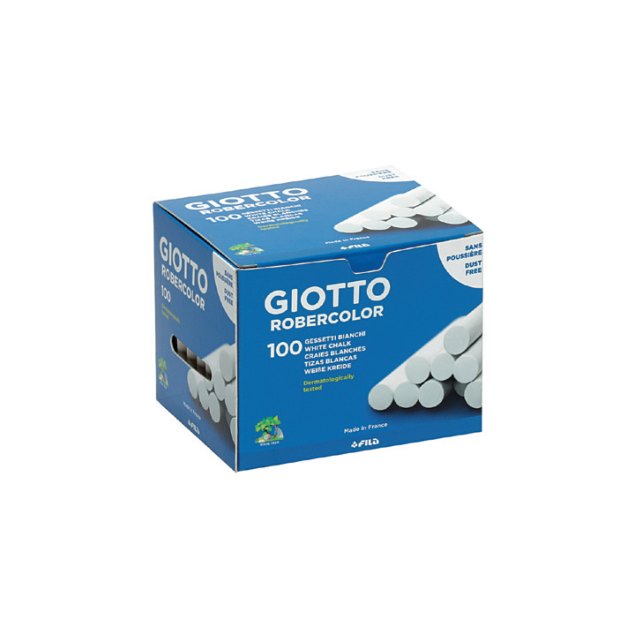 Giz Branco e de Cor Antipó