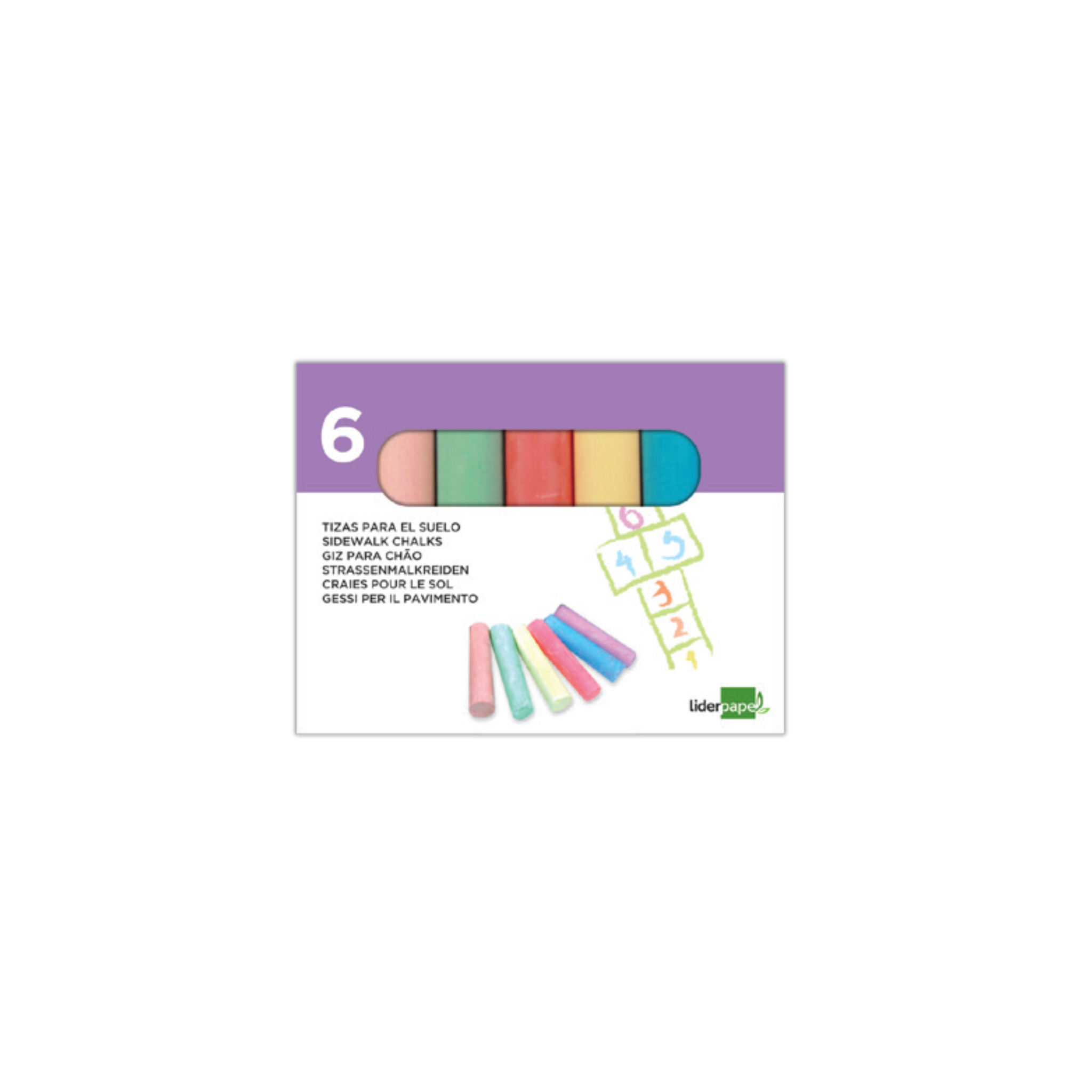 Giz para Chão em Cores