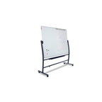 Quadro Branco Giratório Lacado Magnético com Moldura em Alumínio com Rodas