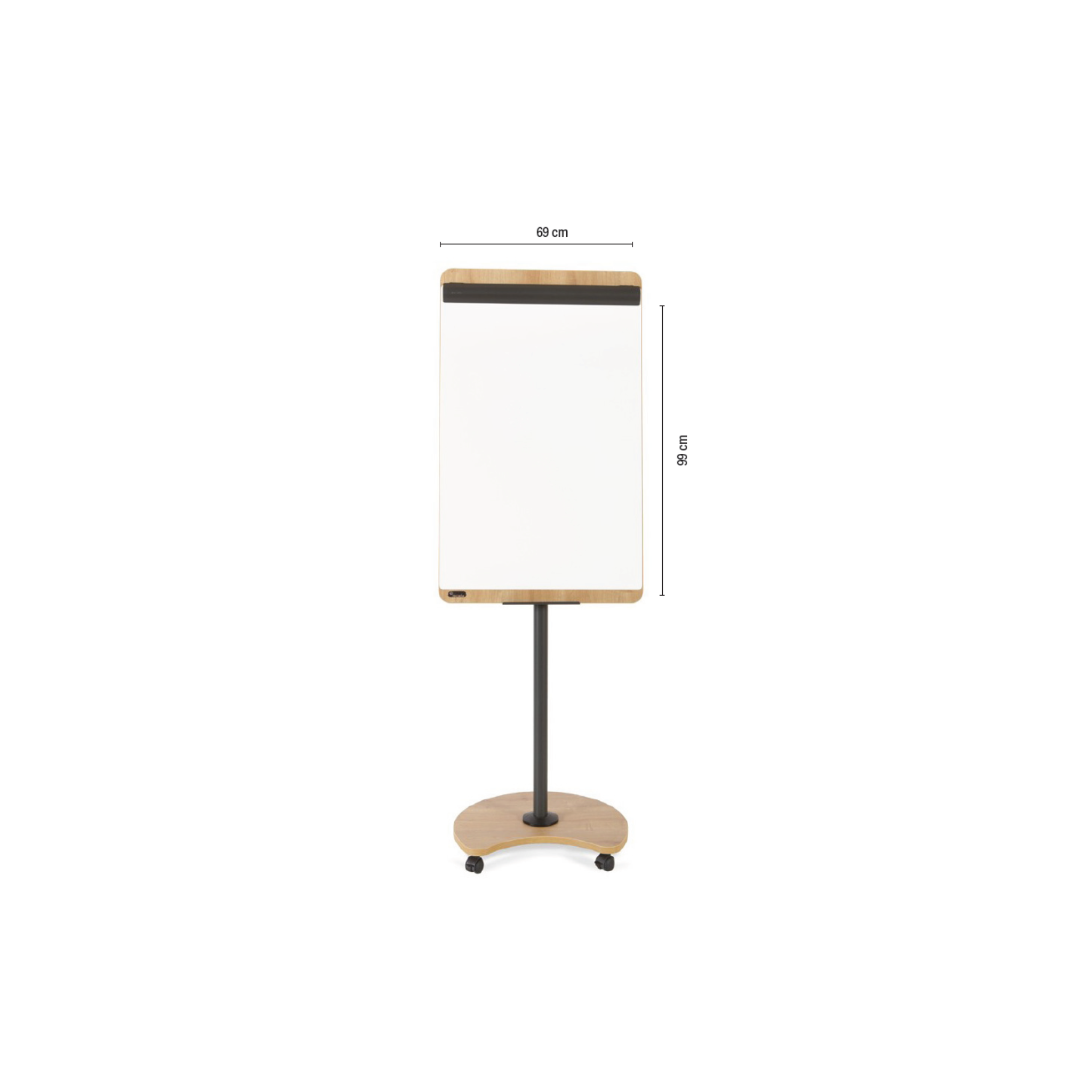 Quadro Móvel de Melamina com Rodas