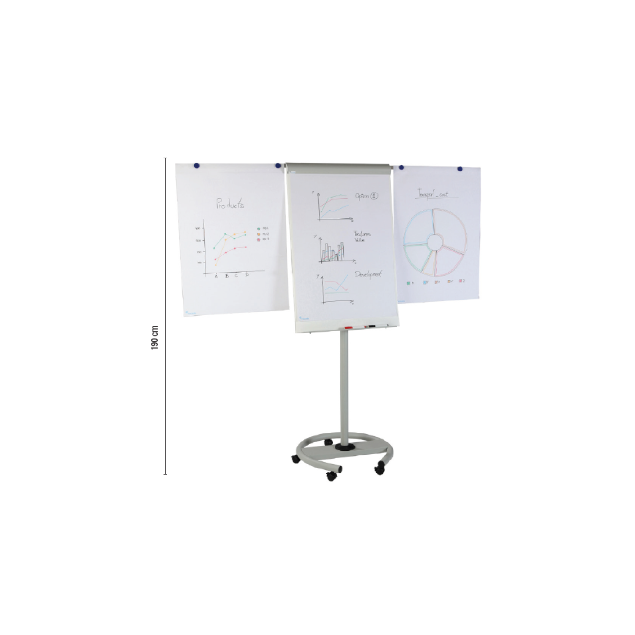 Quadro Magnético com Rodas