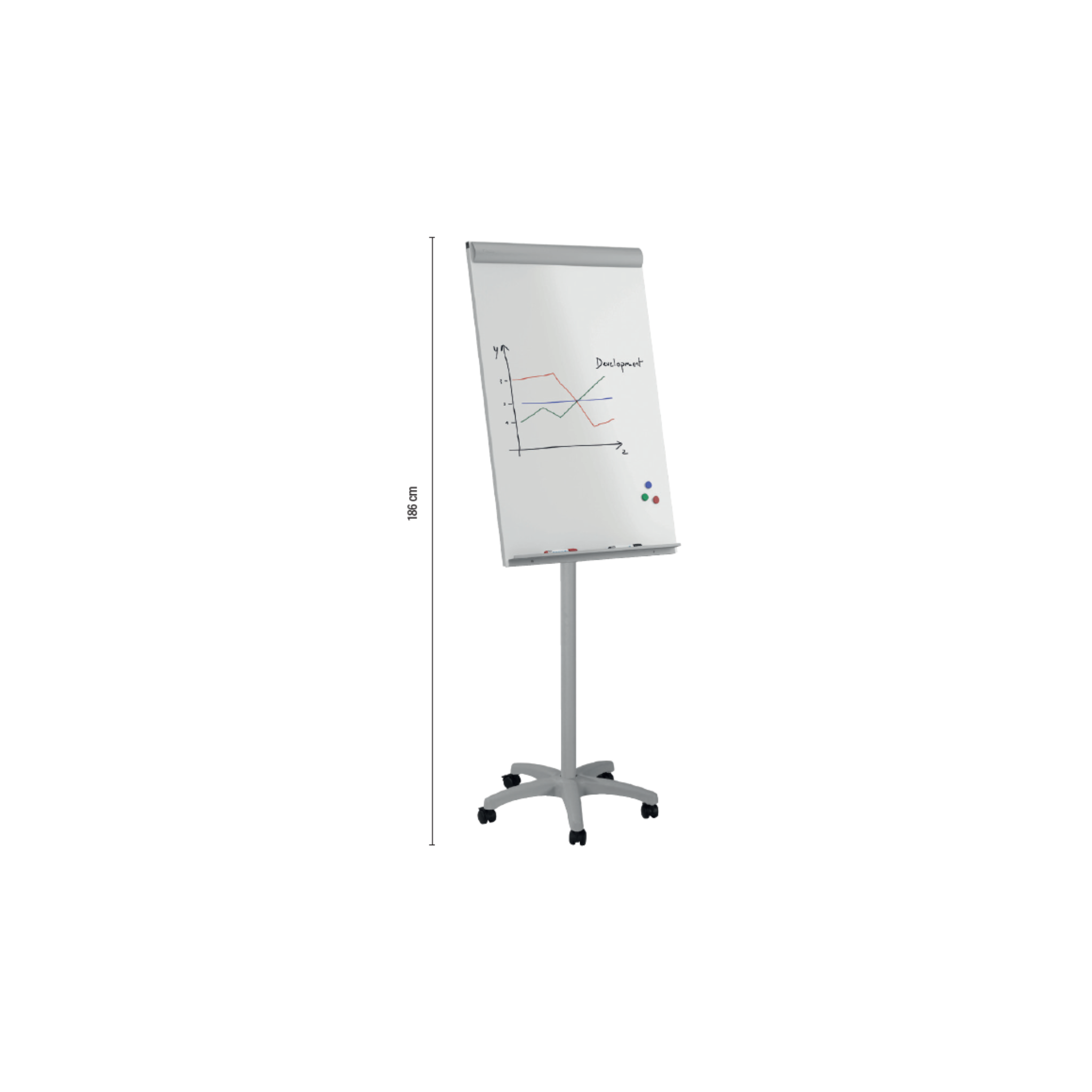 Quadro Magnético com Rodas