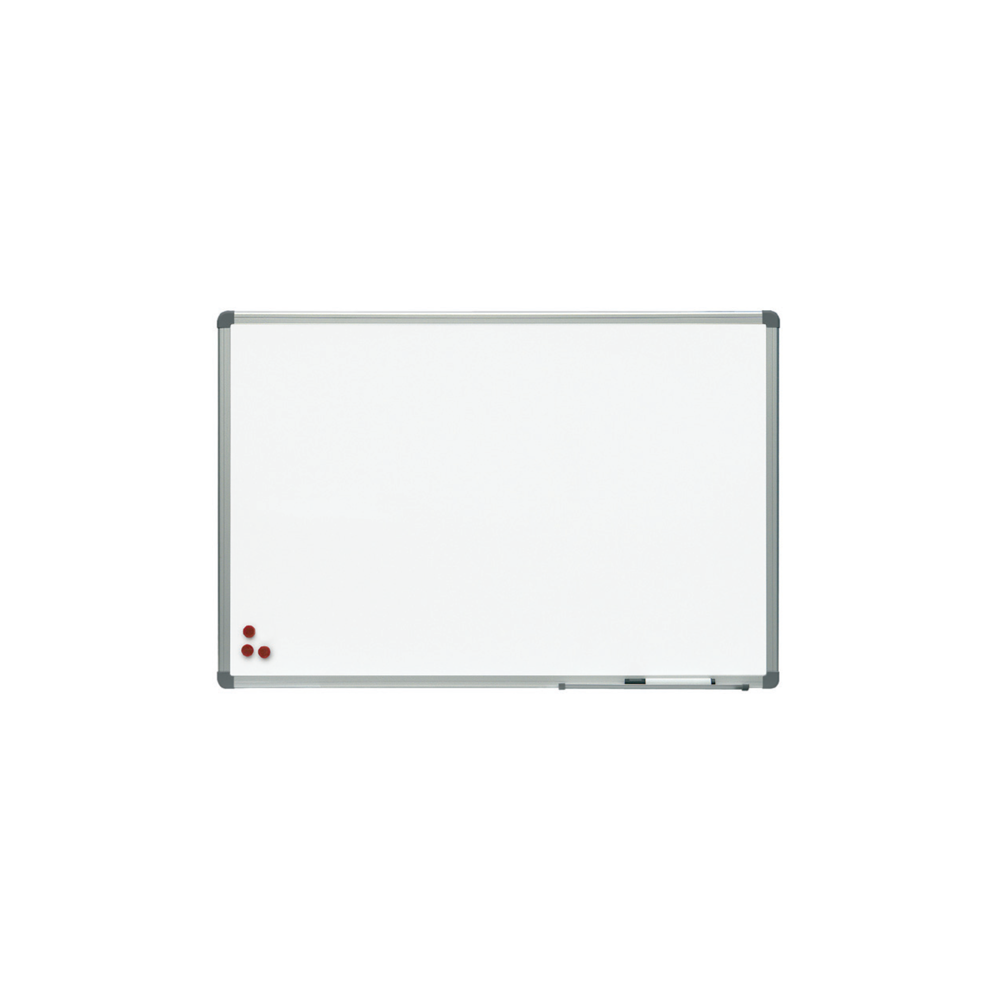 Quadro Branco Vitrificado Magnético com Moldura em Alumínio
