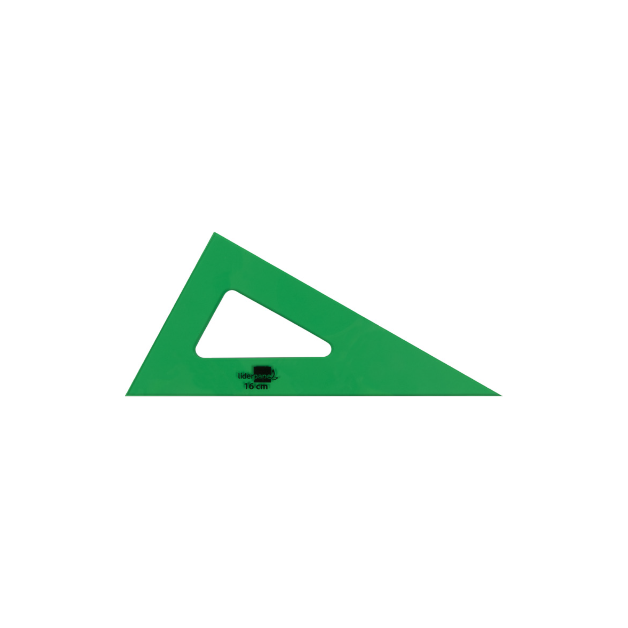 Esquadro Acrílico Verde / Liderpapel